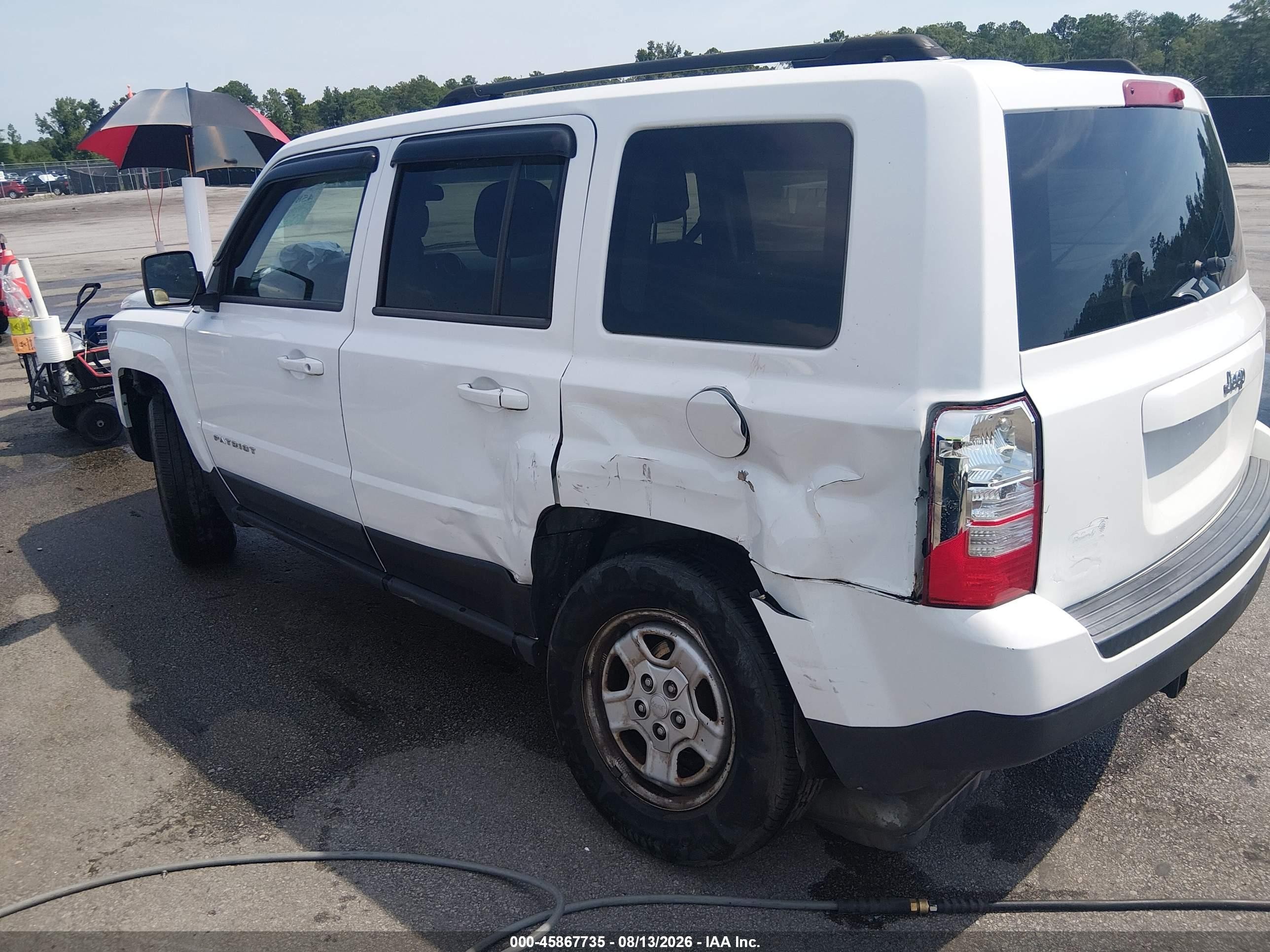 2013 Jeep Patriot Sport Белый vin: 1C4NJRBB6DD280737