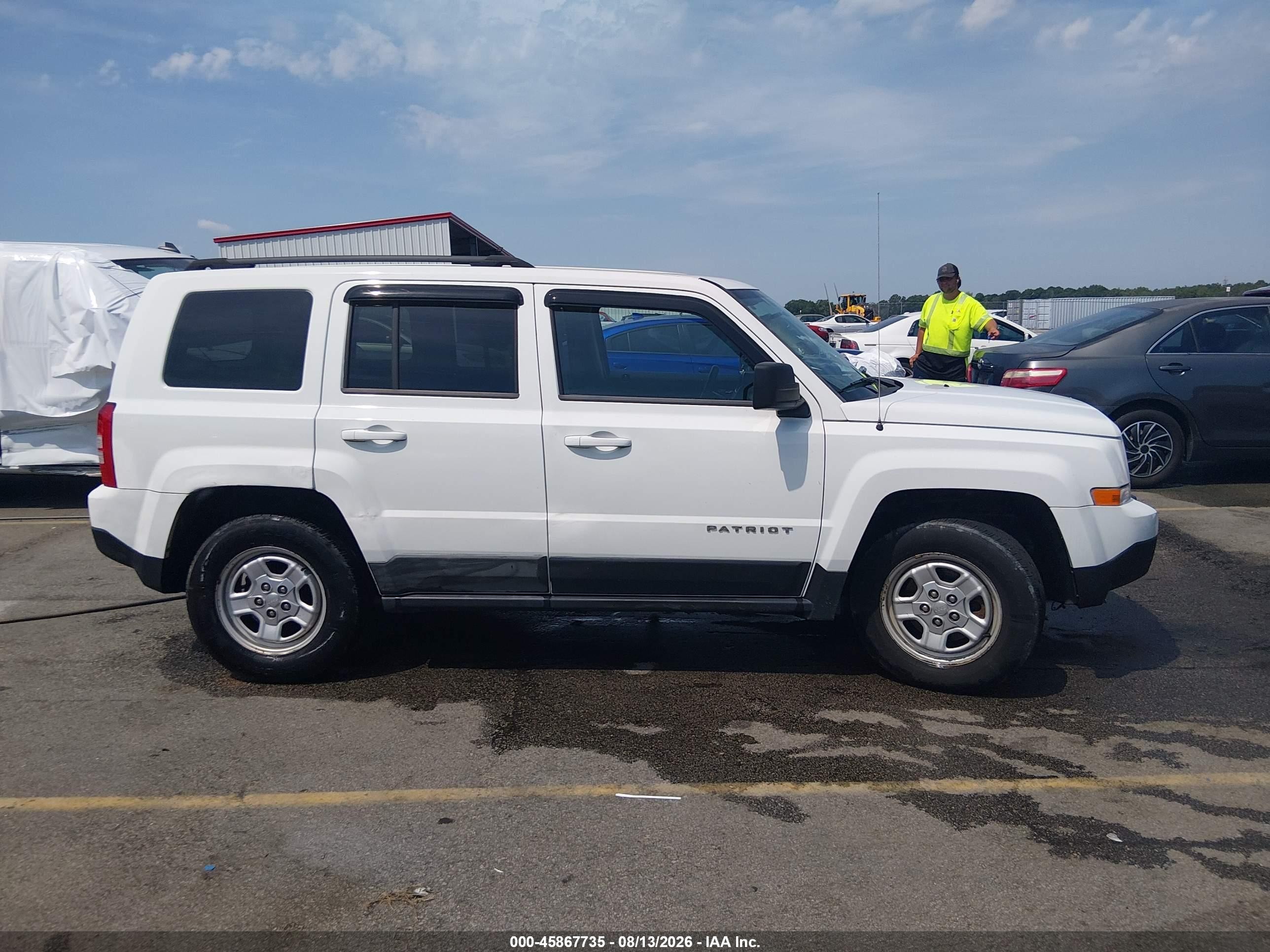 2013 Jeep Patriot Sport Белый vin: 1C4NJRBB6DD280737