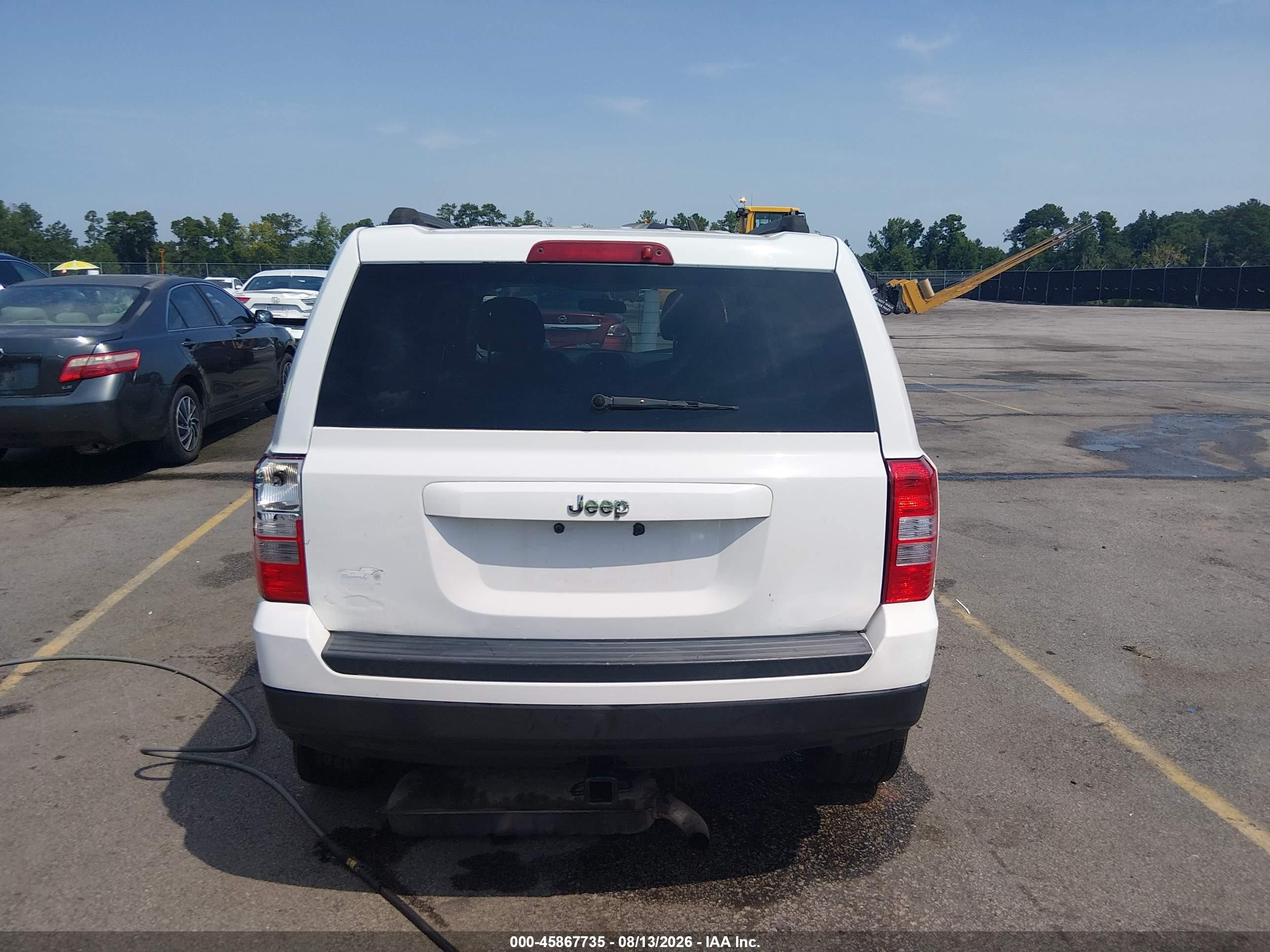 2013 Jeep Patriot Sport Белый vin: 1C4NJRBB6DD280737