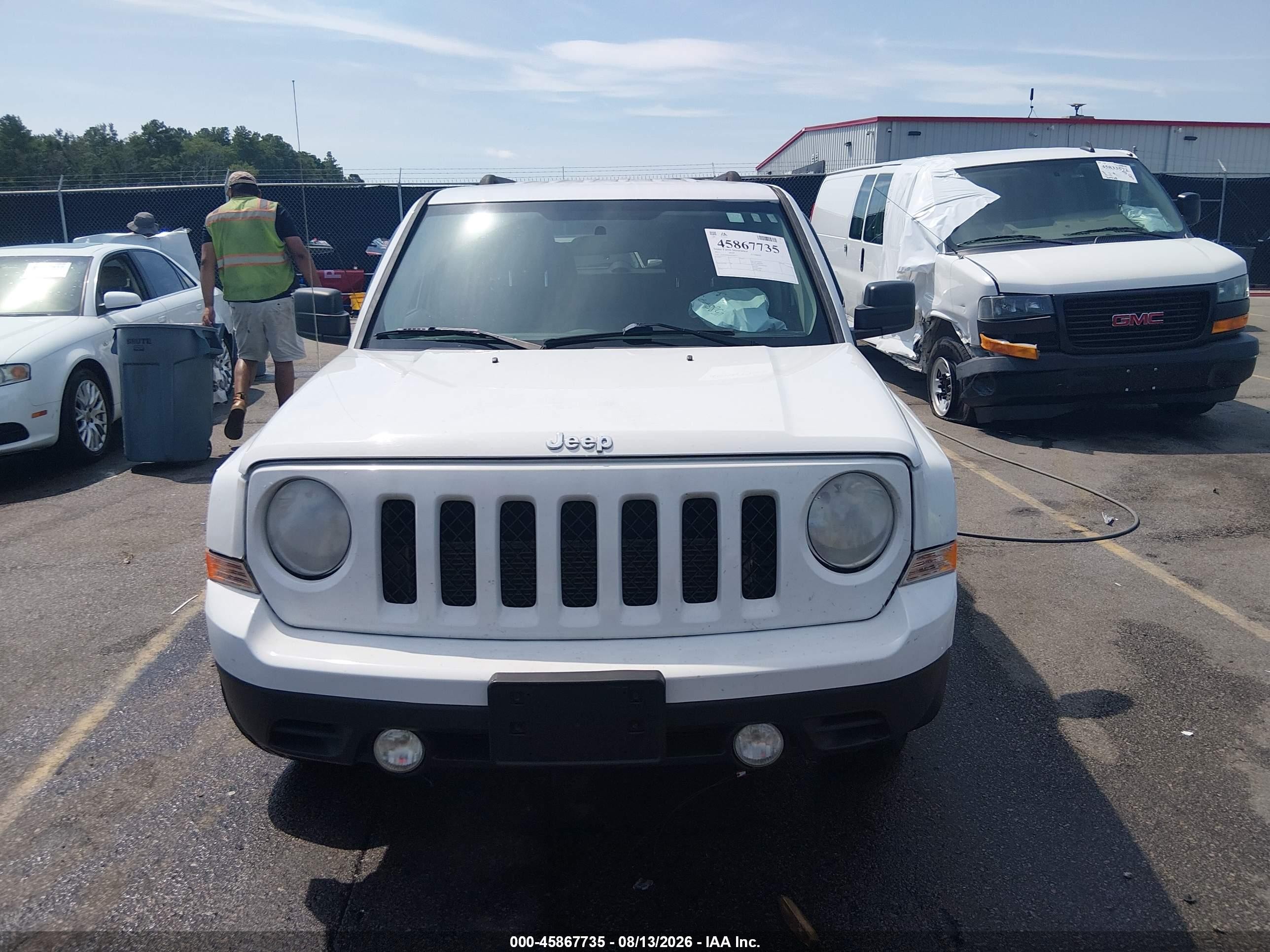 2013 Jeep Patriot Sport Белый vin: 1C4NJRBB6DD280737