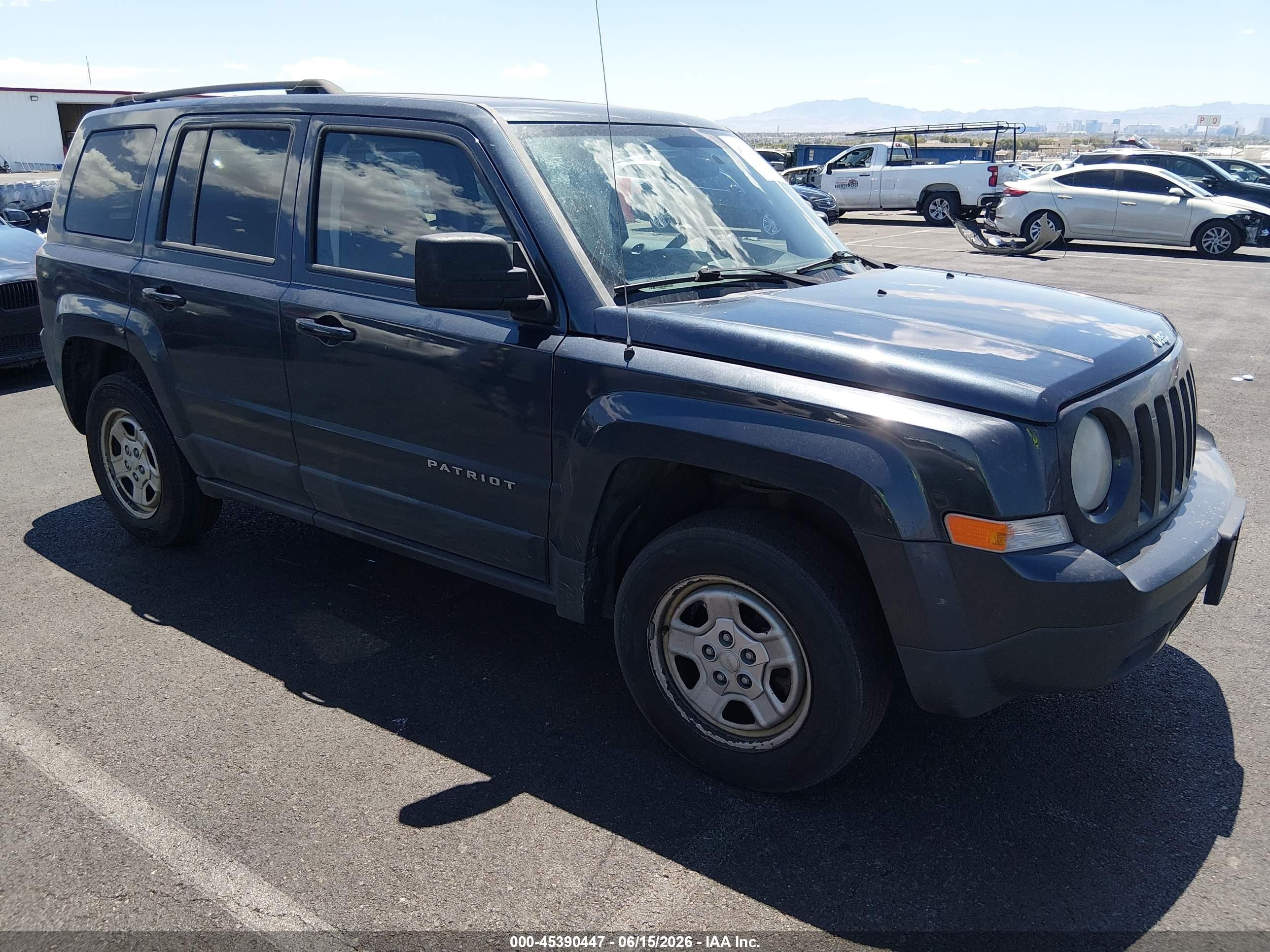 2014 Jeep Patriot Sport Black vin: 1C4NJRBB6ED521651