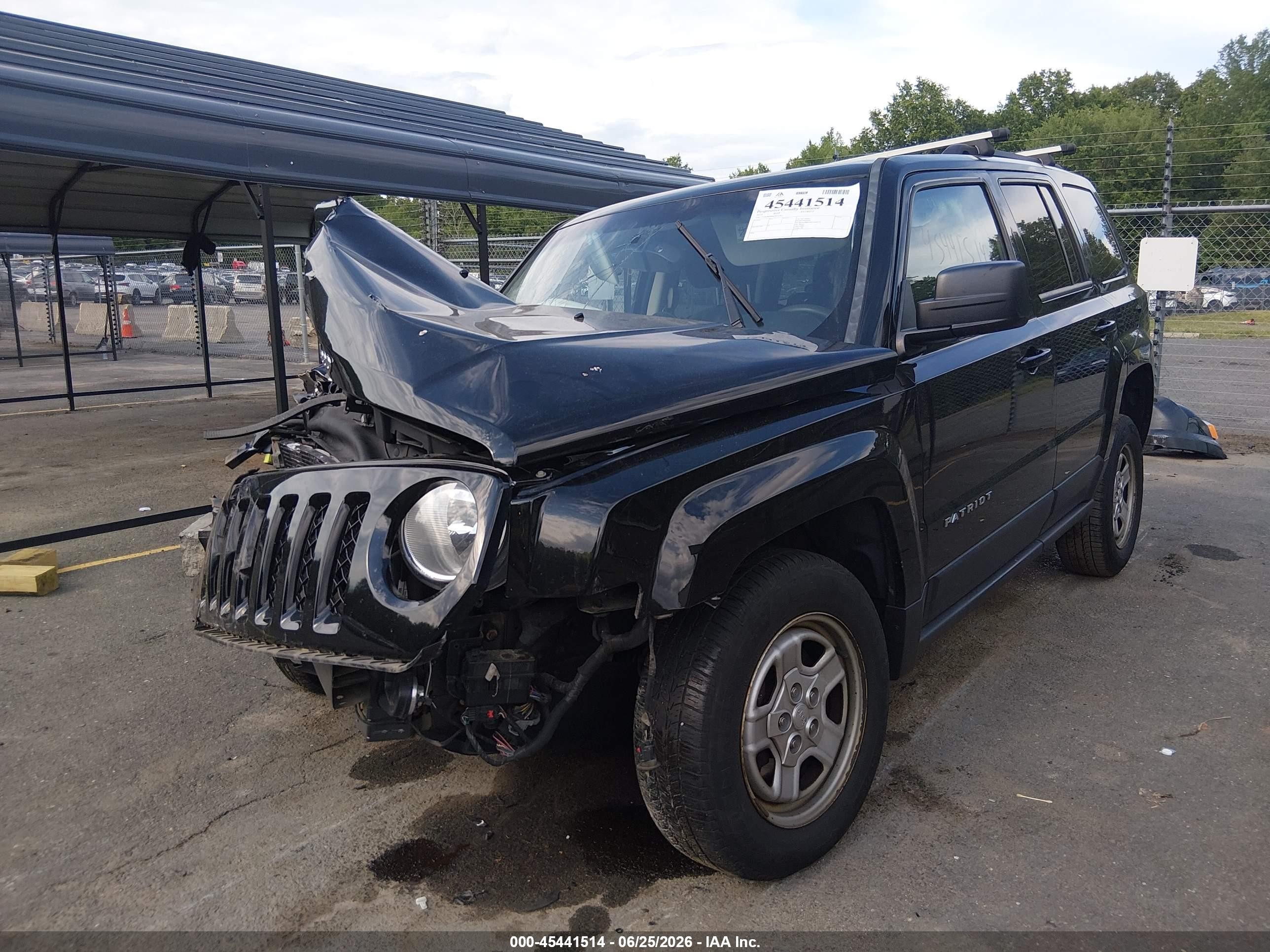 2014 Jeep Patriot Sport Black vin: 1C4NJRBB6ED551362