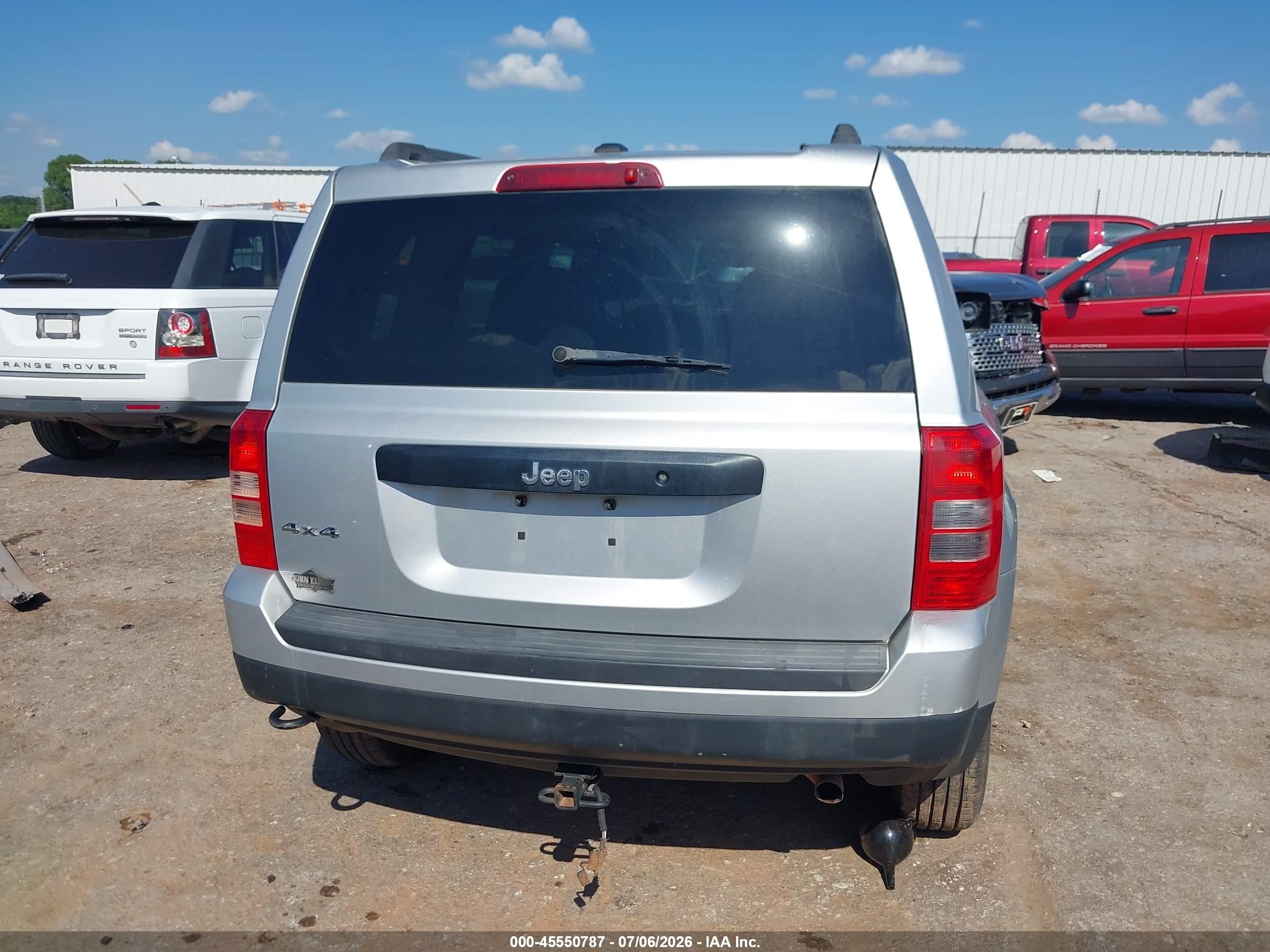 2014 Jeep Patriot Sport Silver vin: 1C4NJRBB6ED600236