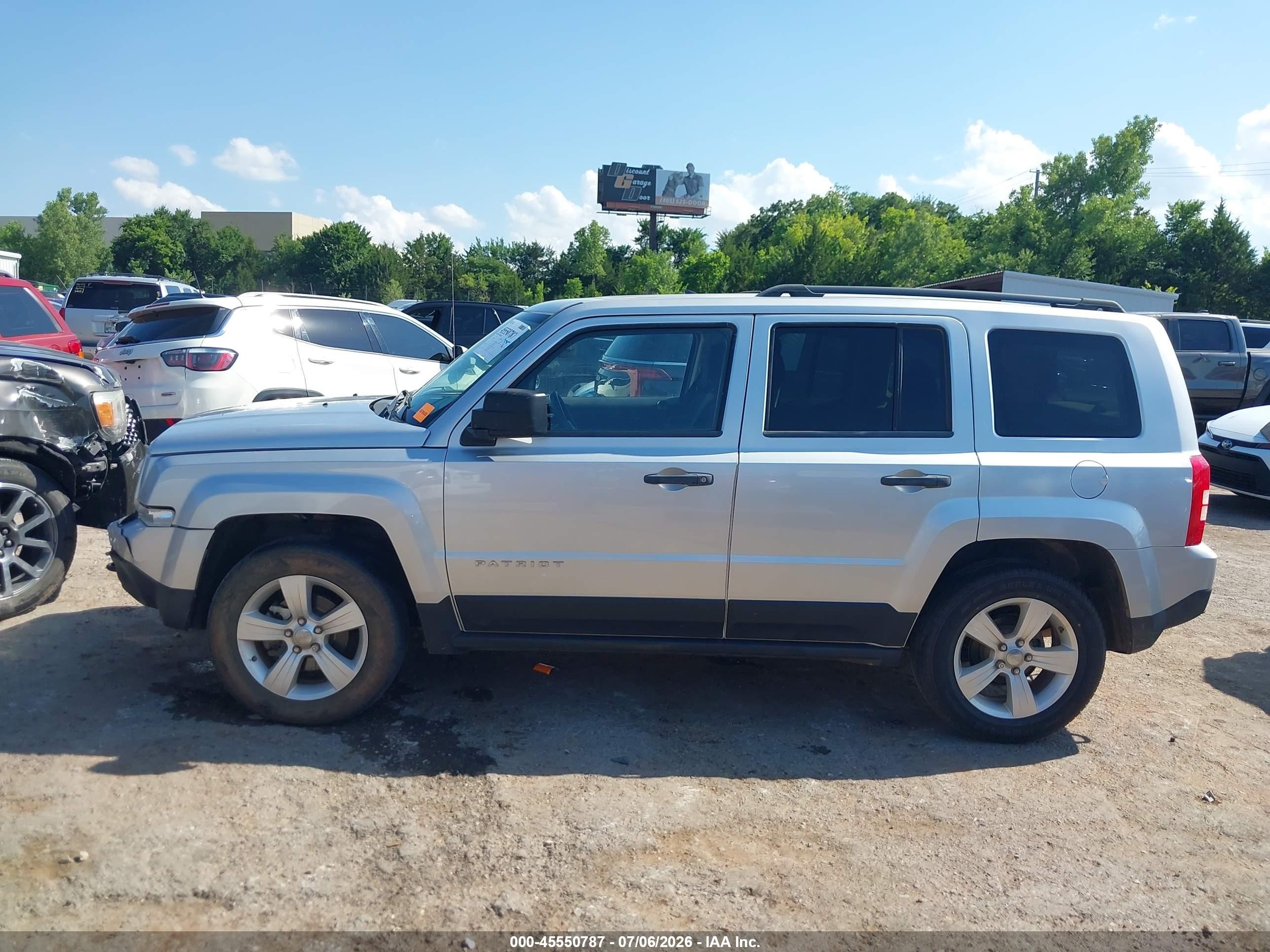 2014 Jeep Patriot Sport Silver vin: 1C4NJRBB6ED600236