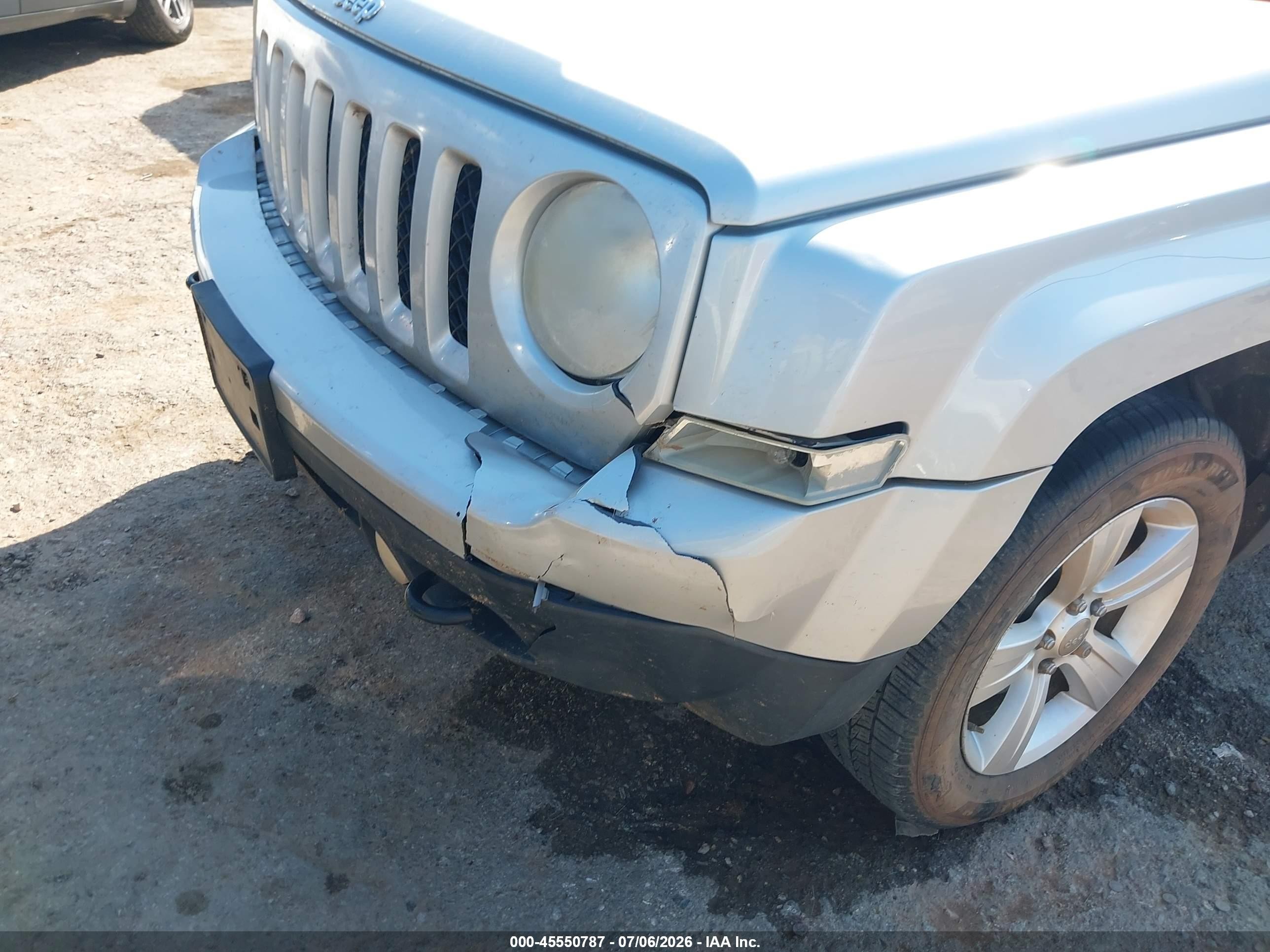 2014 Jeep Patriot Sport Silver vin: 1C4NJRBB6ED600236