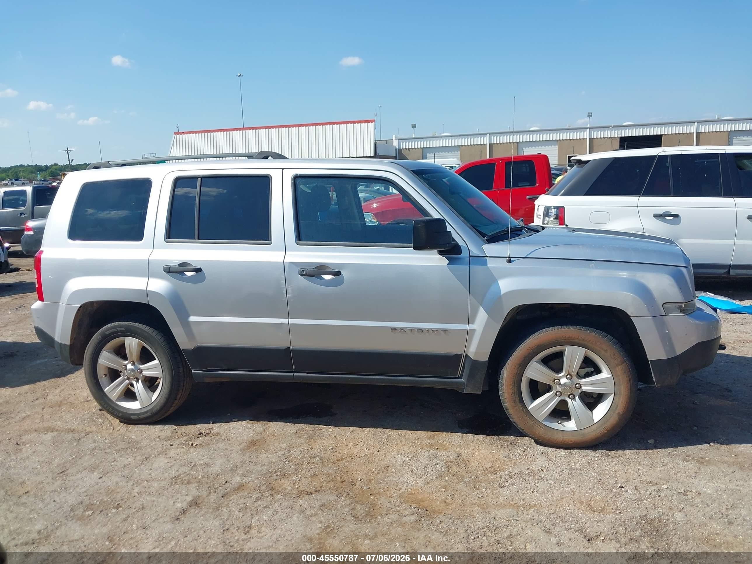 2014 Jeep Patriot Sport Silver vin: 1C4NJRBB6ED600236