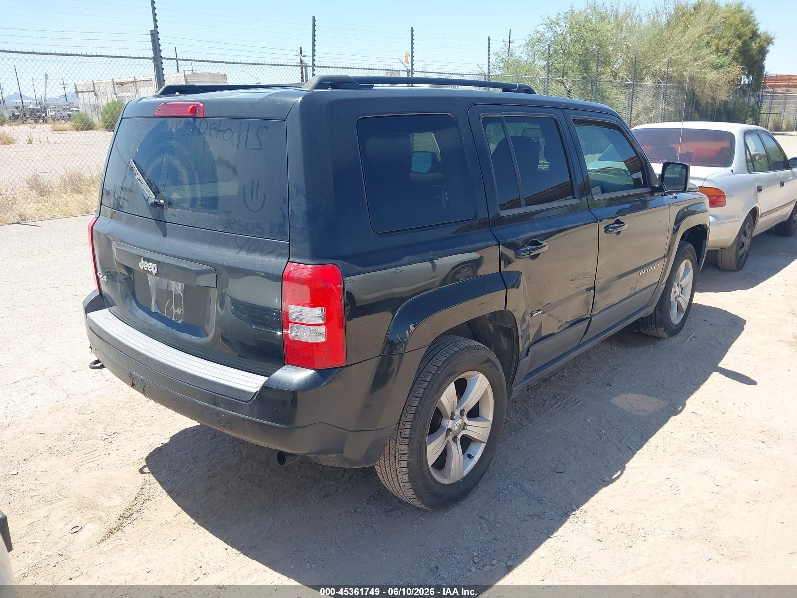 2014 Jeep Patriot Sport Черный vin: 1C4NJRBB6ED879154