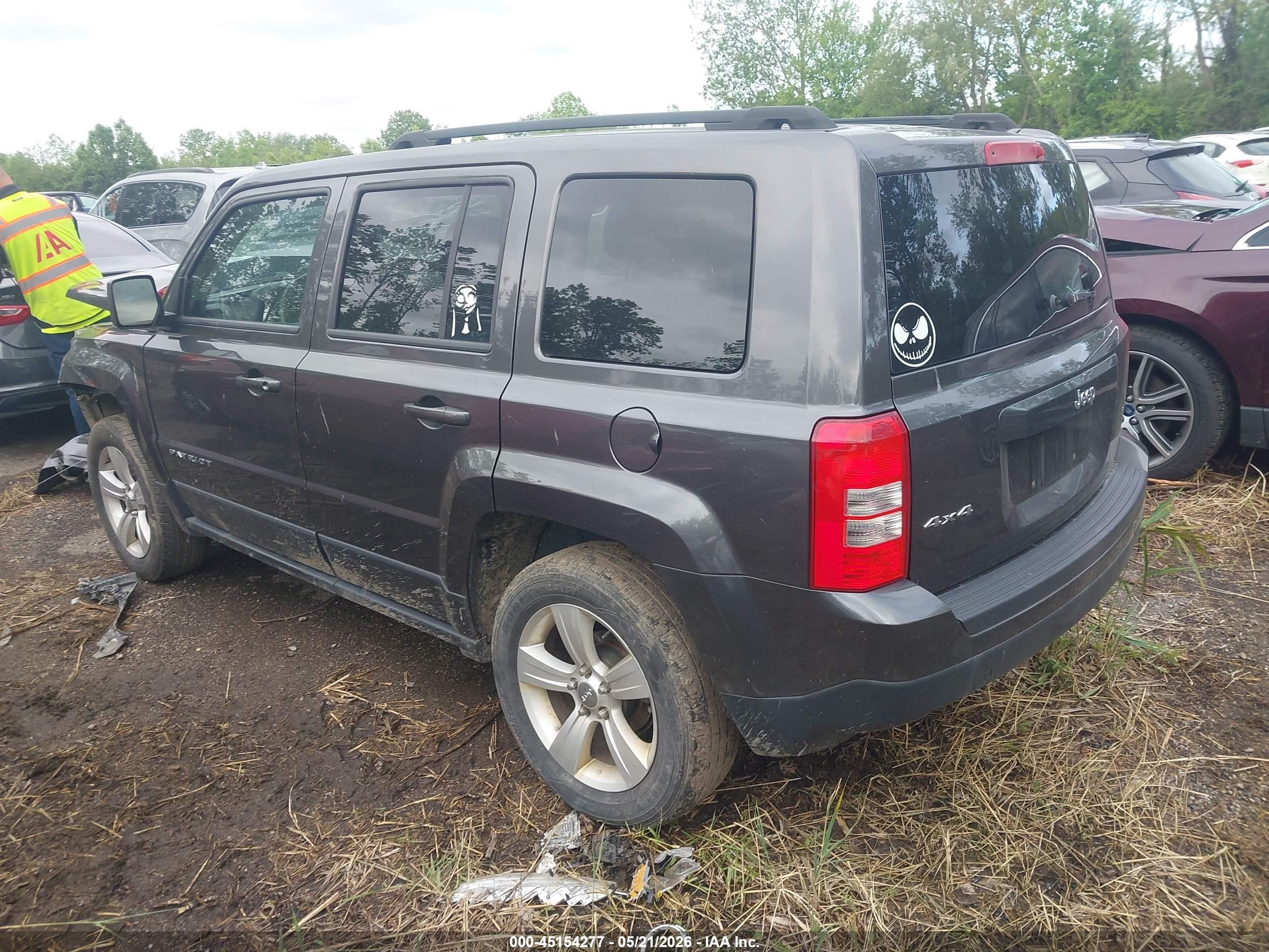 2014 Jeep Patriot Sport Gray vin: 1C4NJRBB6ED892700
