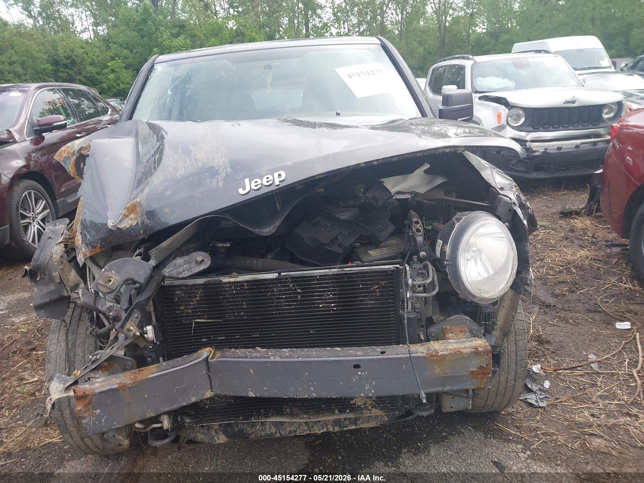 2014 Jeep Patriot Sport Gray vin: 1C4NJRBB6ED892700