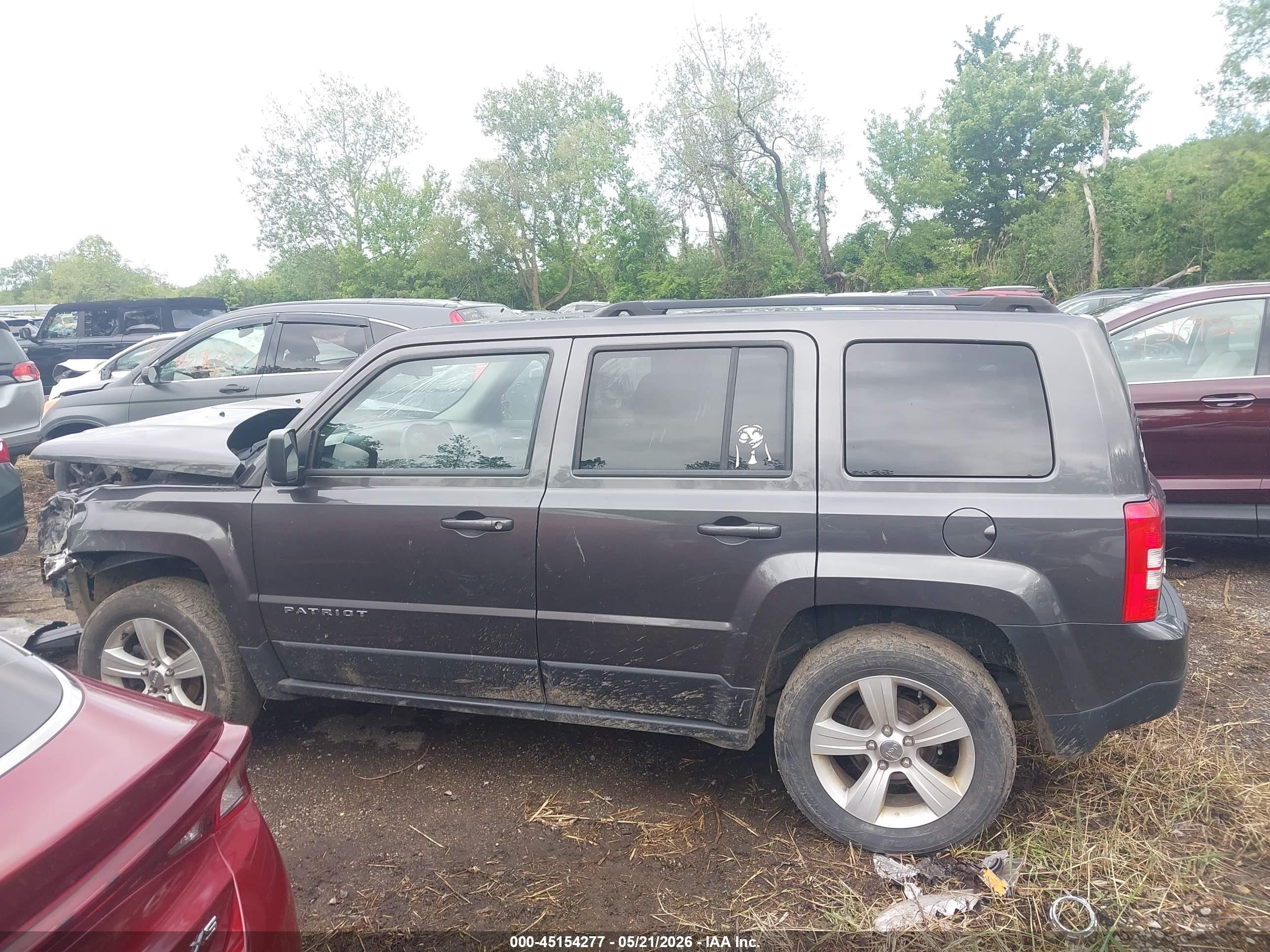 2014 Jeep Patriot Sport Gray vin: 1C4NJRBB6ED892700