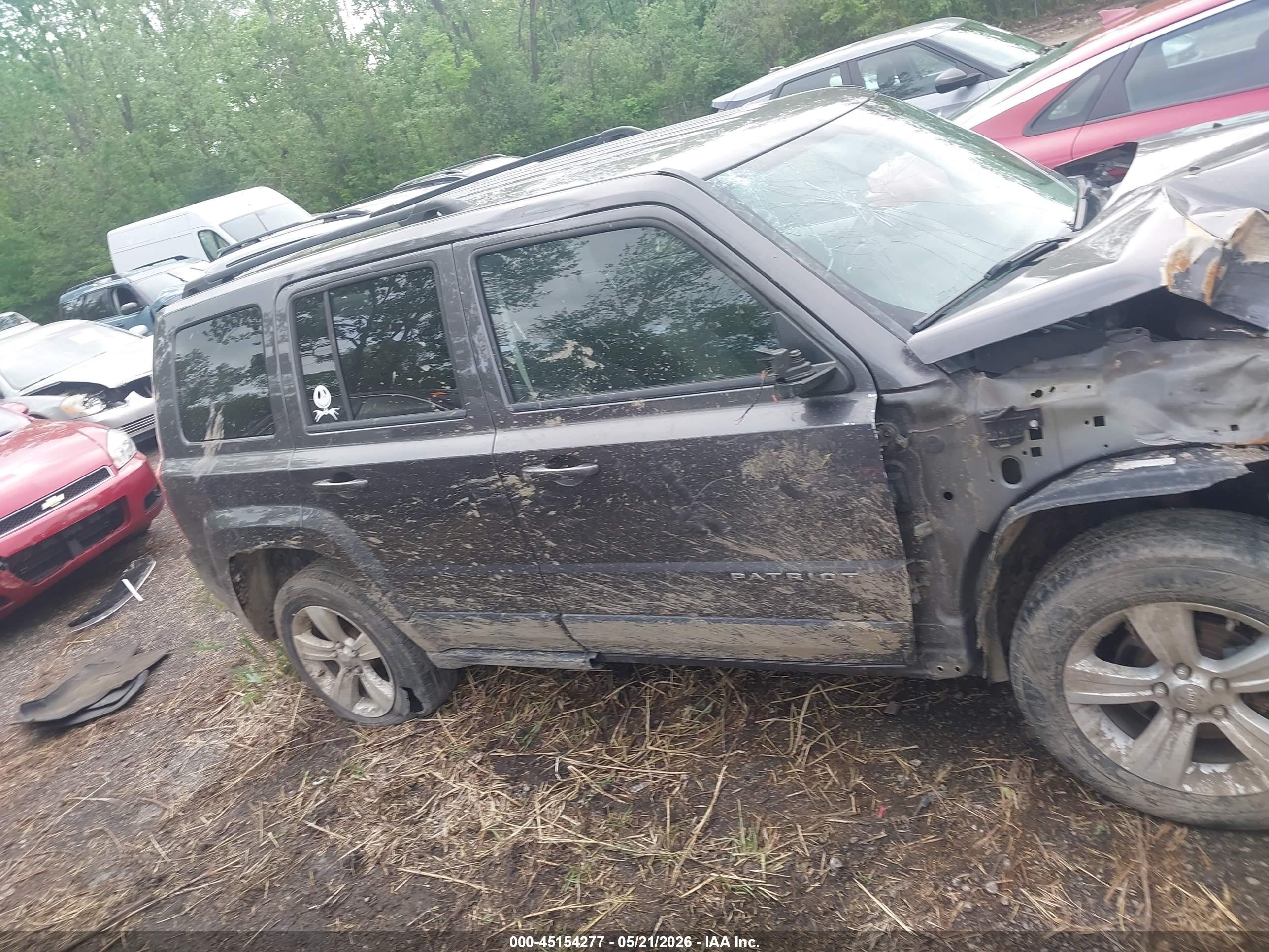 2014 Jeep Patriot Sport Gray vin: 1C4NJRBB6ED892700