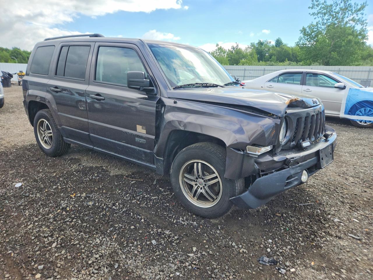 2015 Jeep Patriot Sport Gray vin: 1C4NJRBB6FD197442