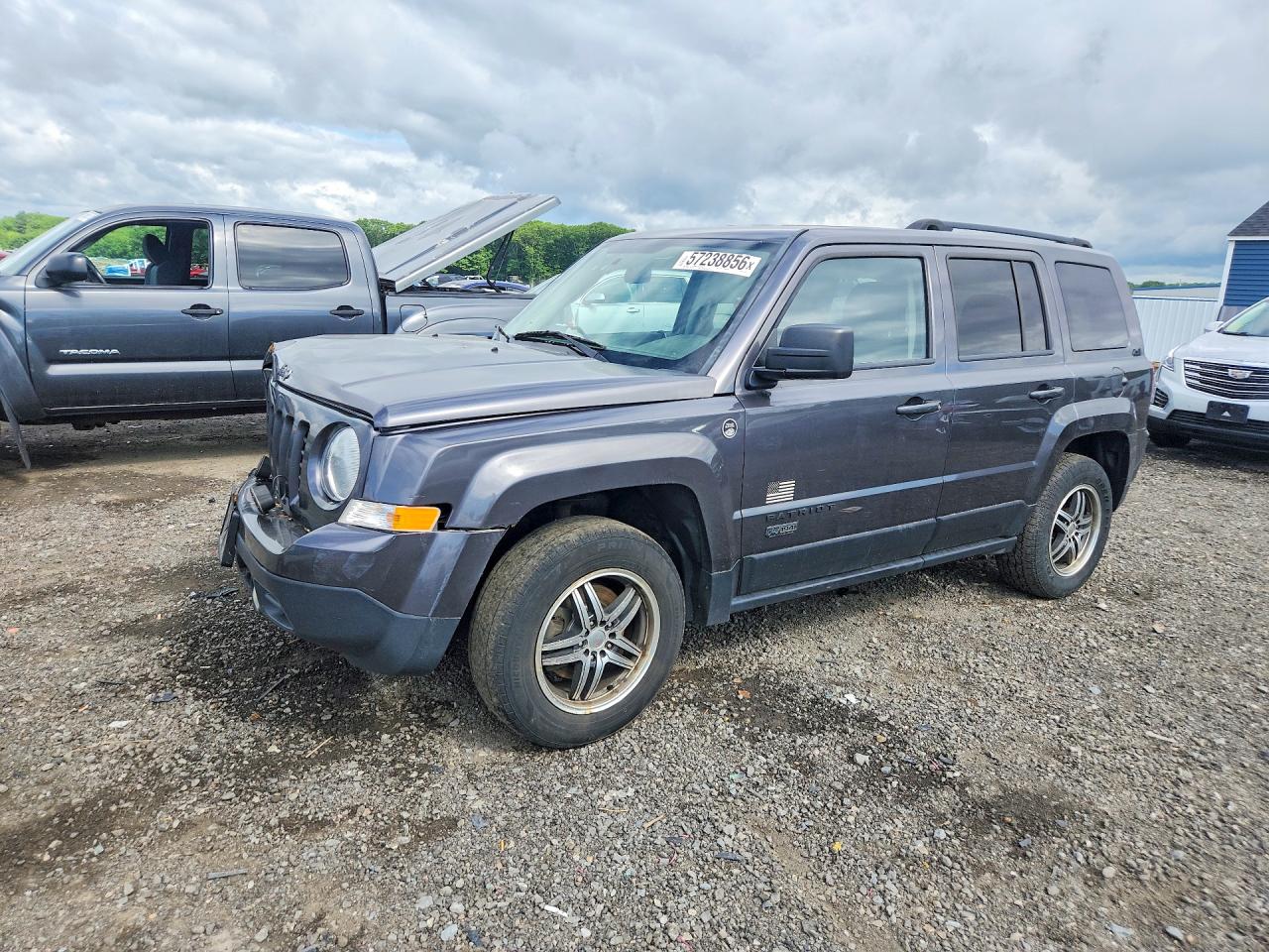 2015 Jeep Patriot Sport Gray vin: 1C4NJRBB6FD197442