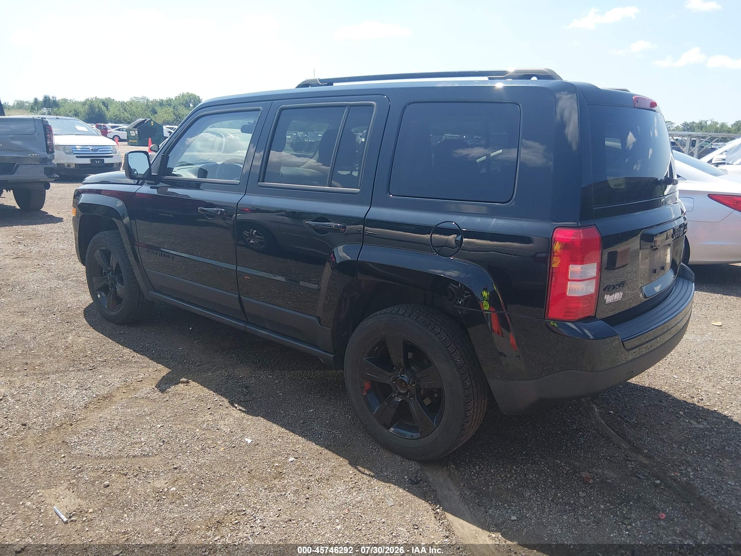 2015 Jeep Patriot Altitude Edition Black vin: 1C4NJRBB6FD258806