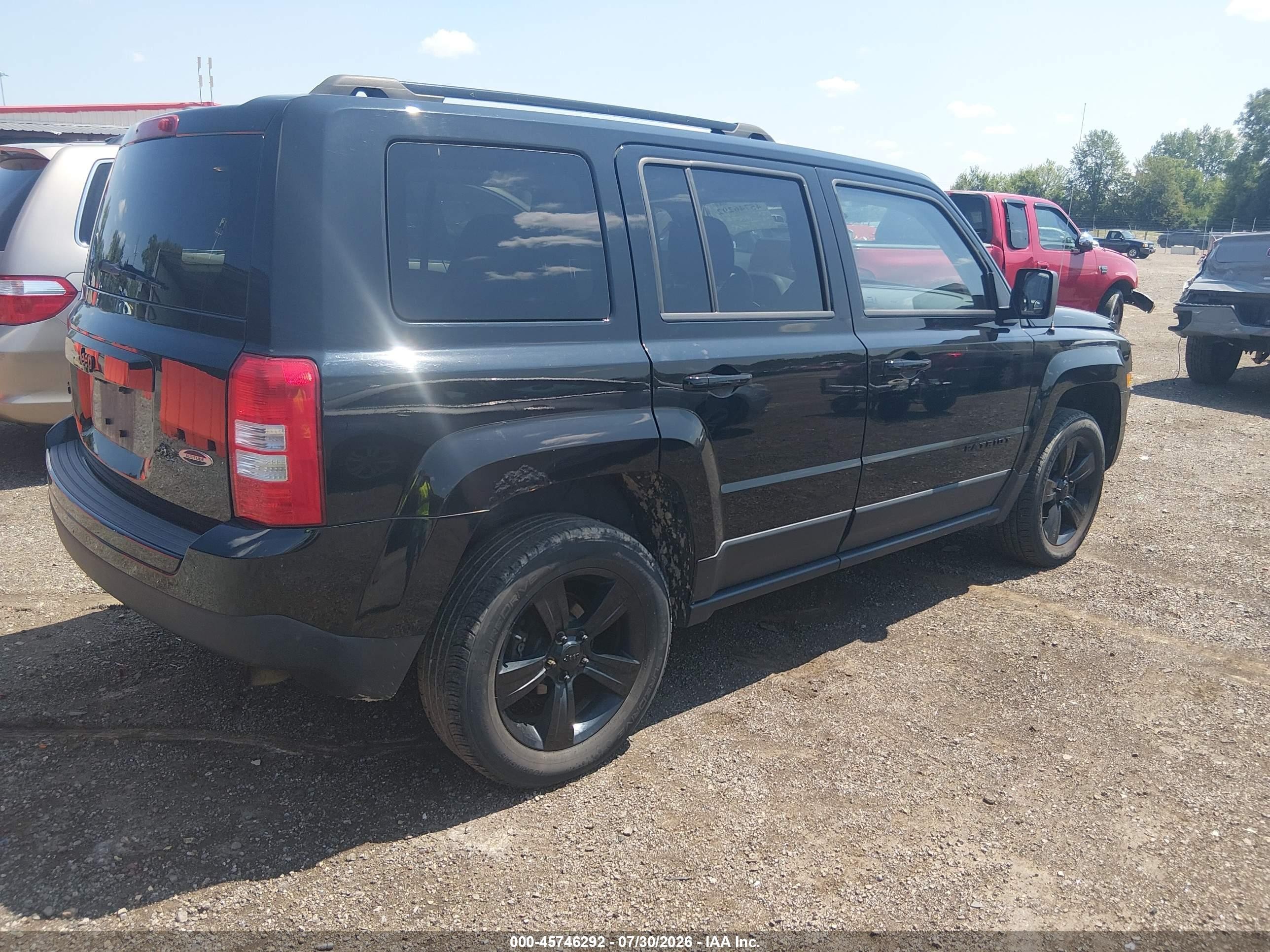 2015 Jeep Patriot Altitude Edition Black vin: 1C4NJRBB6FD258806