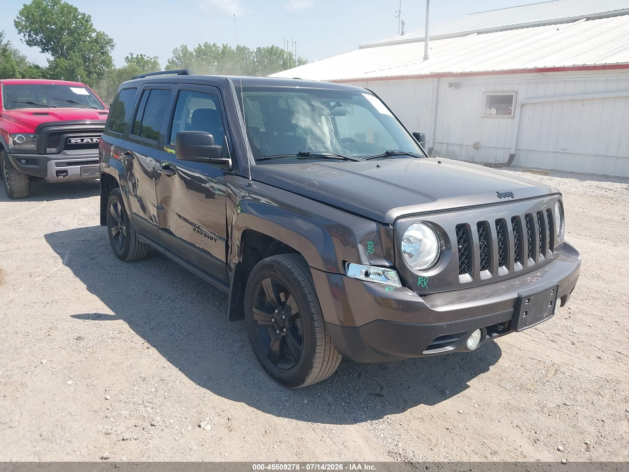 2015 Jeep Patriot Altitude Edition Black vin: 1C4NJRBB6FD324206