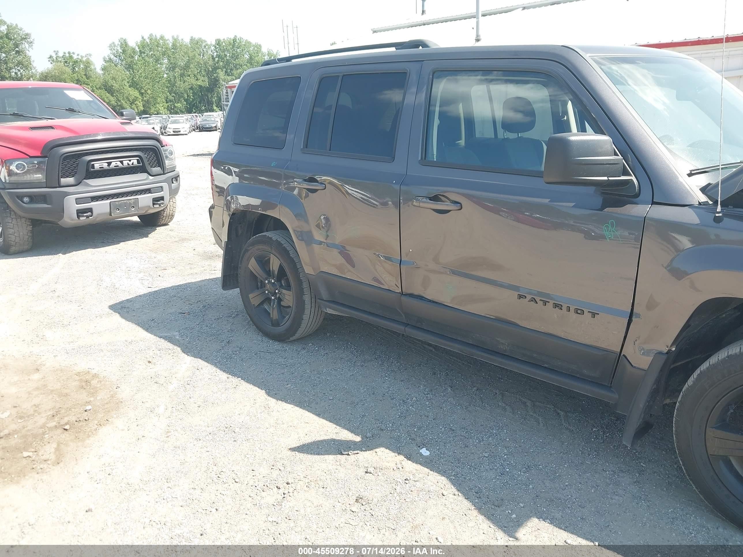 2015 Jeep Patriot Altitude Edition Black vin: 1C4NJRBB6FD324206
