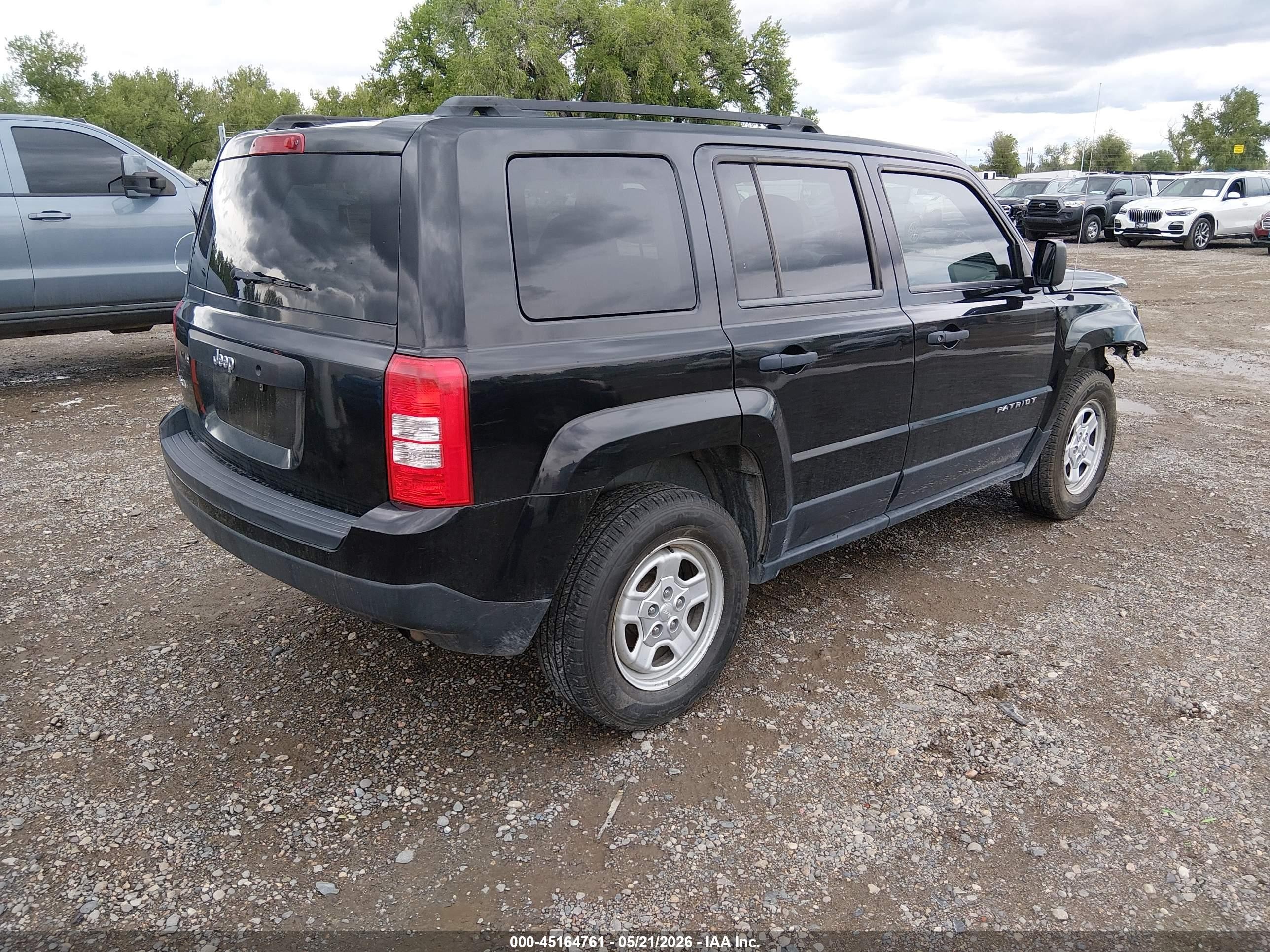 2012 Jeep Patriot Sport Black vin: 1C4NJRBB7CD530260