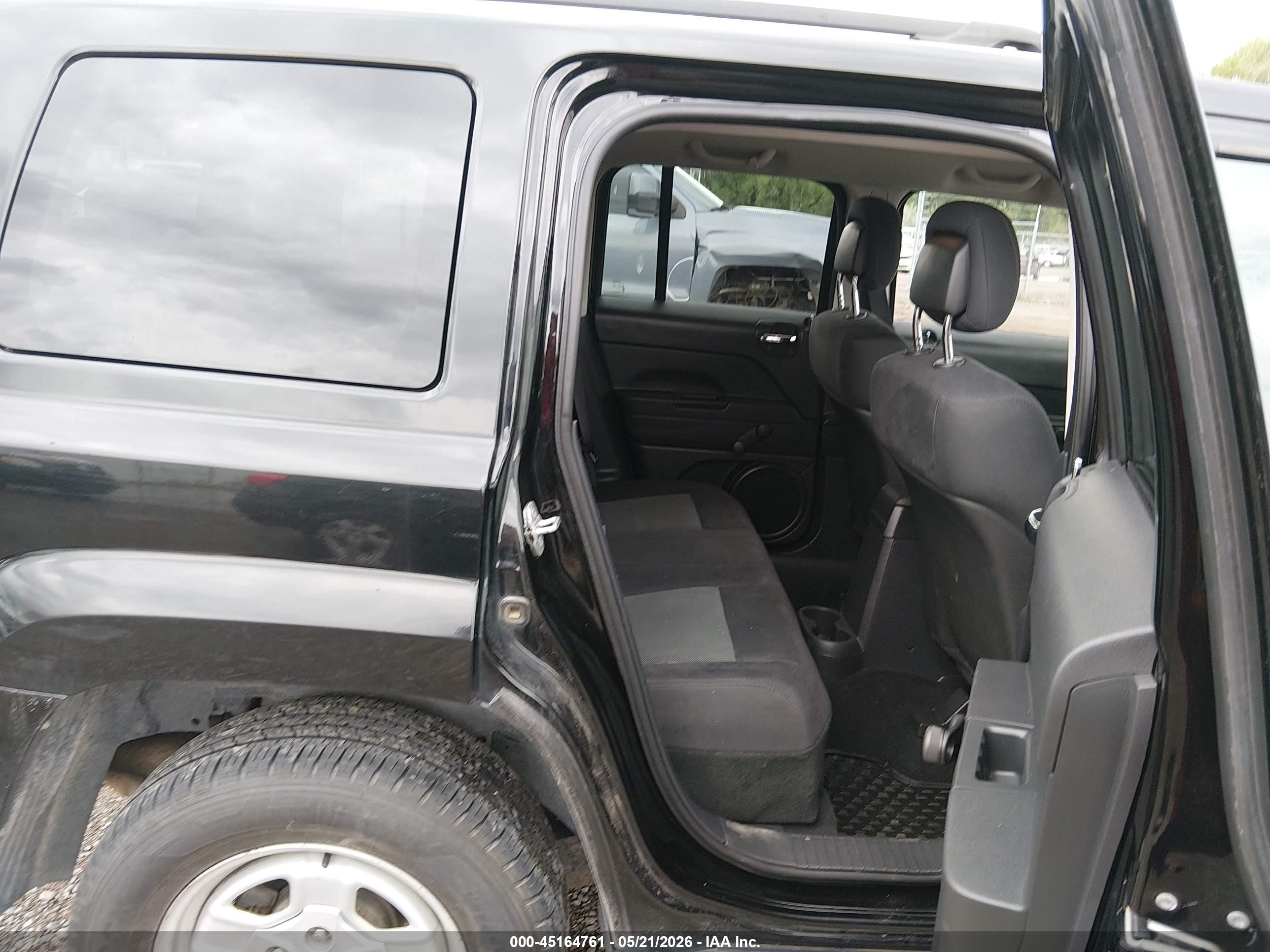 2012 Jeep Patriot Sport Black vin: 1C4NJRBB7CD530260