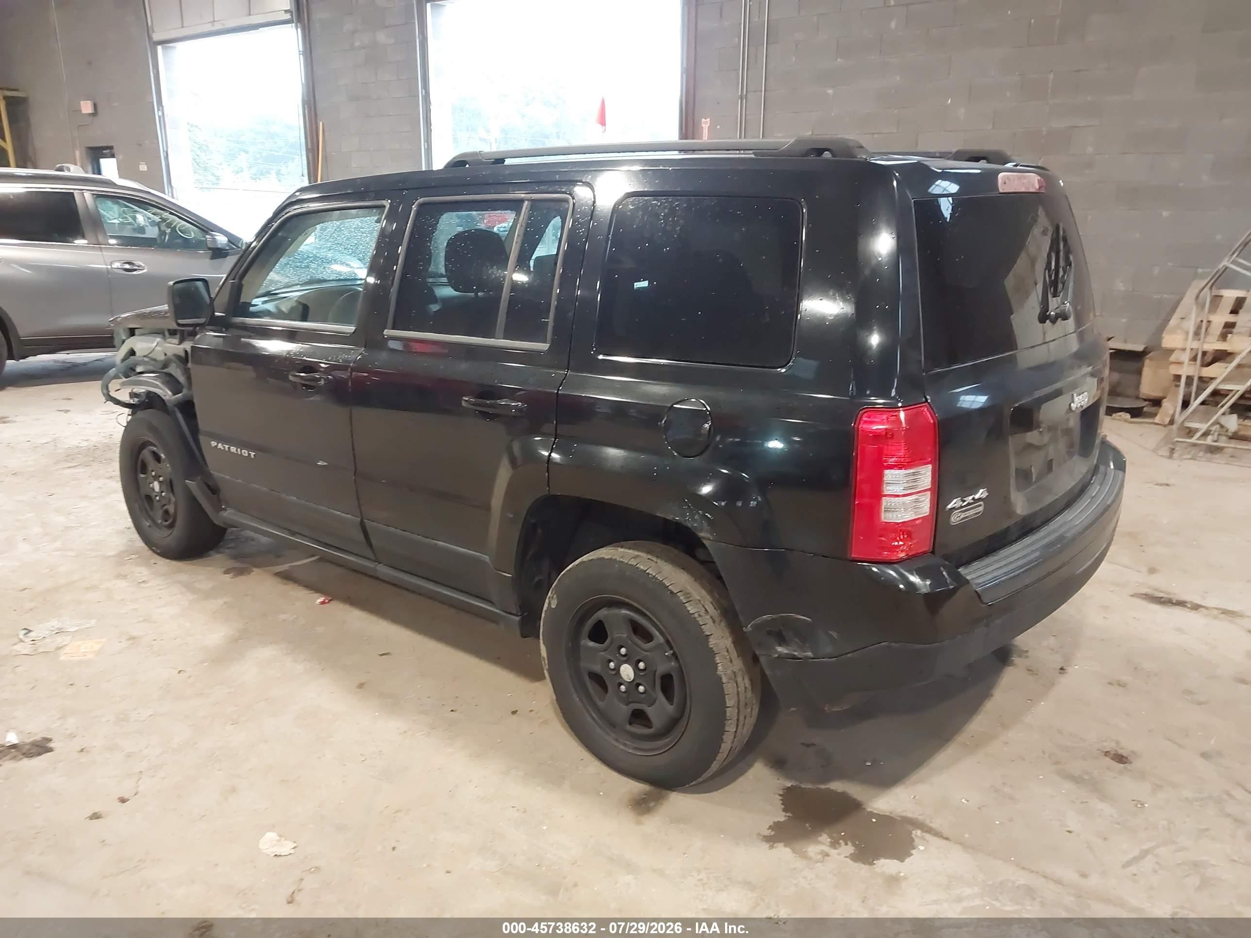 2012 Jeep Patriot Sport Black vin: 1C4NJRBB7CD539766