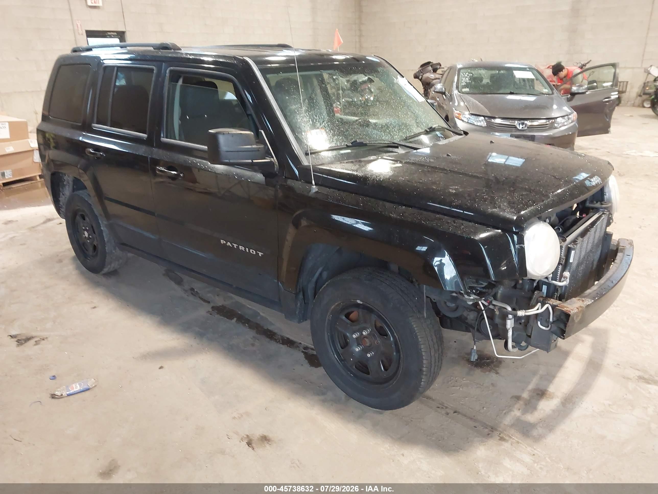 2012 Jeep Patriot Sport Black vin: 1C4NJRBB7CD539766