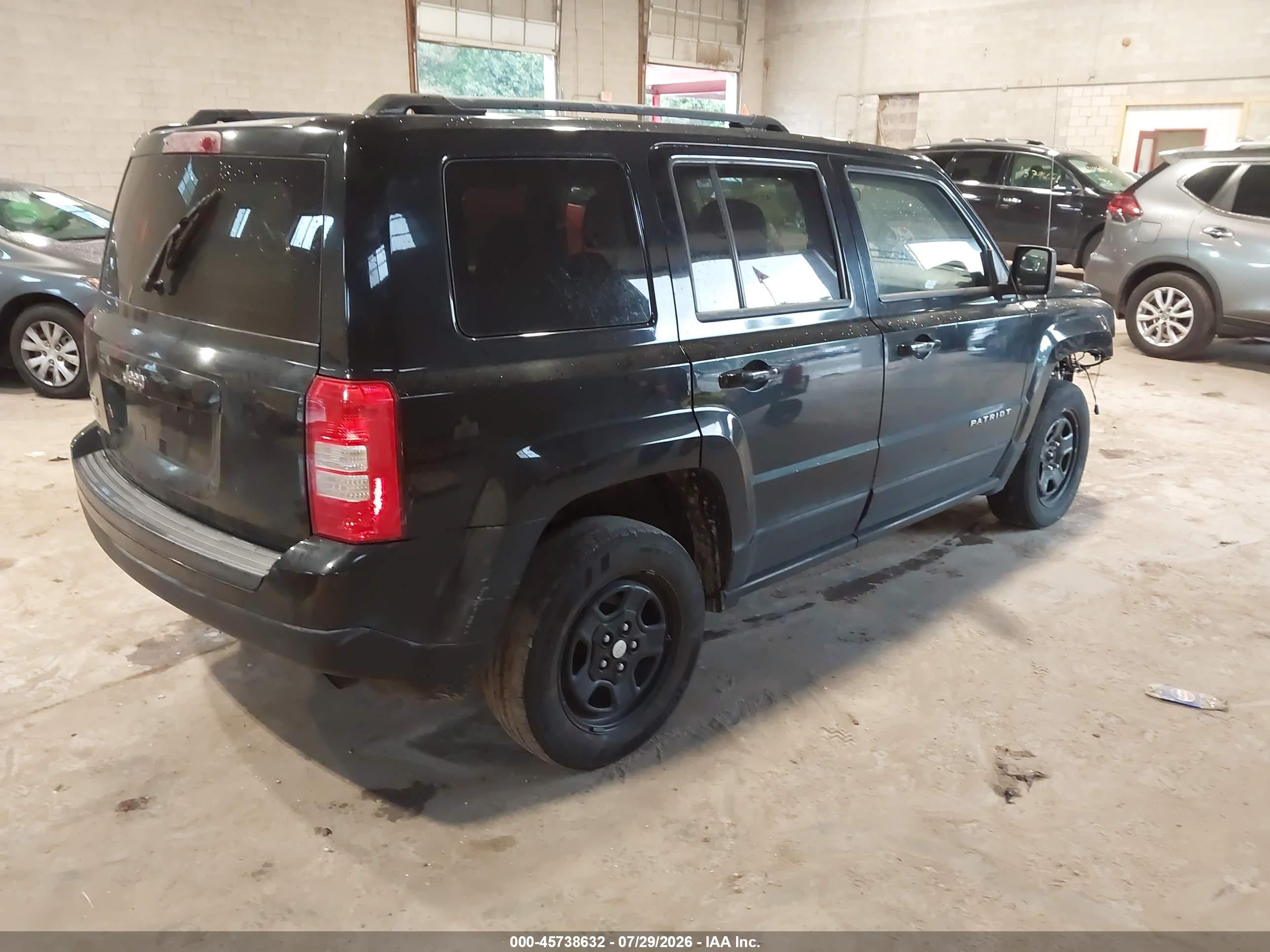 2012 Jeep Patriot Sport Black vin: 1C4NJRBB7CD539766
