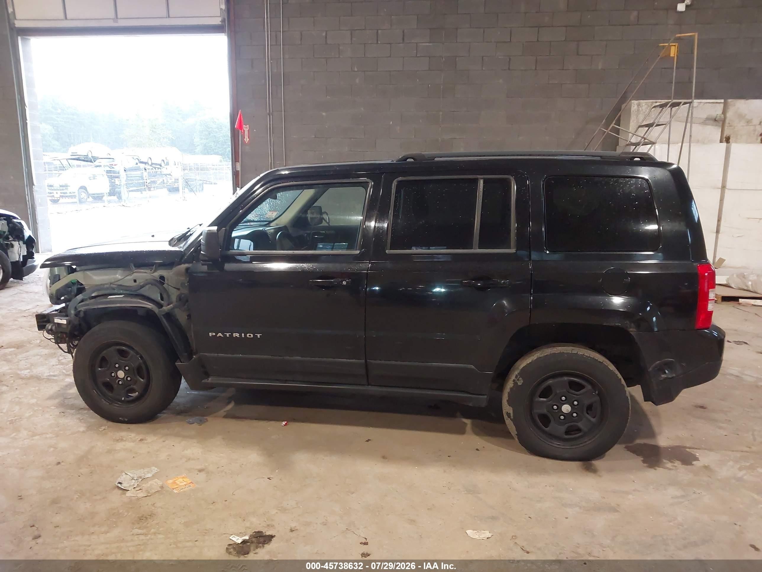 2012 Jeep Patriot Sport Black vin: 1C4NJRBB7CD539766