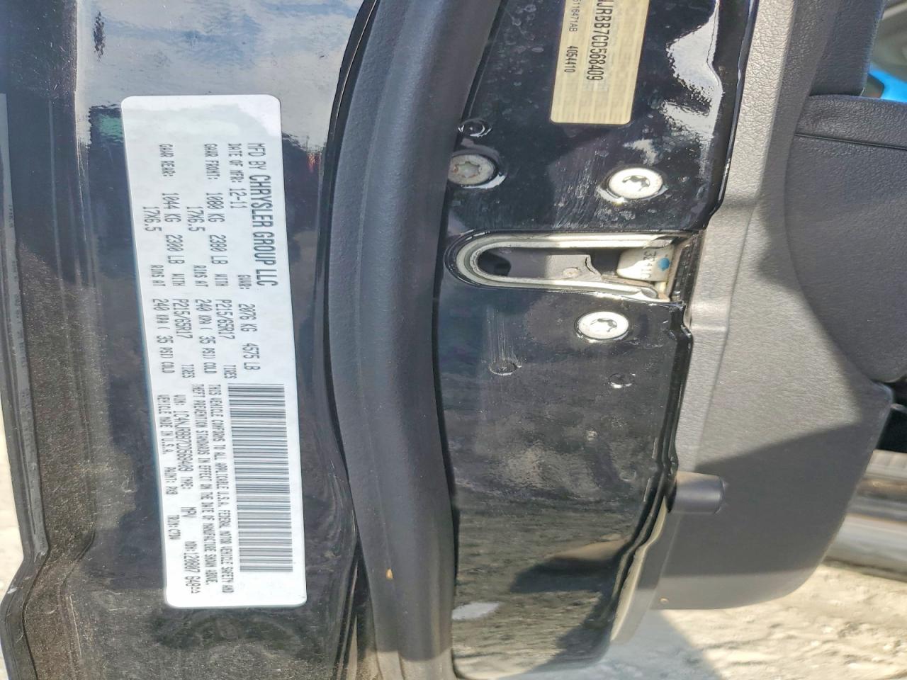 2012 Jeep Patriot Sport Black vin: 1C4NJRBB7CD568409