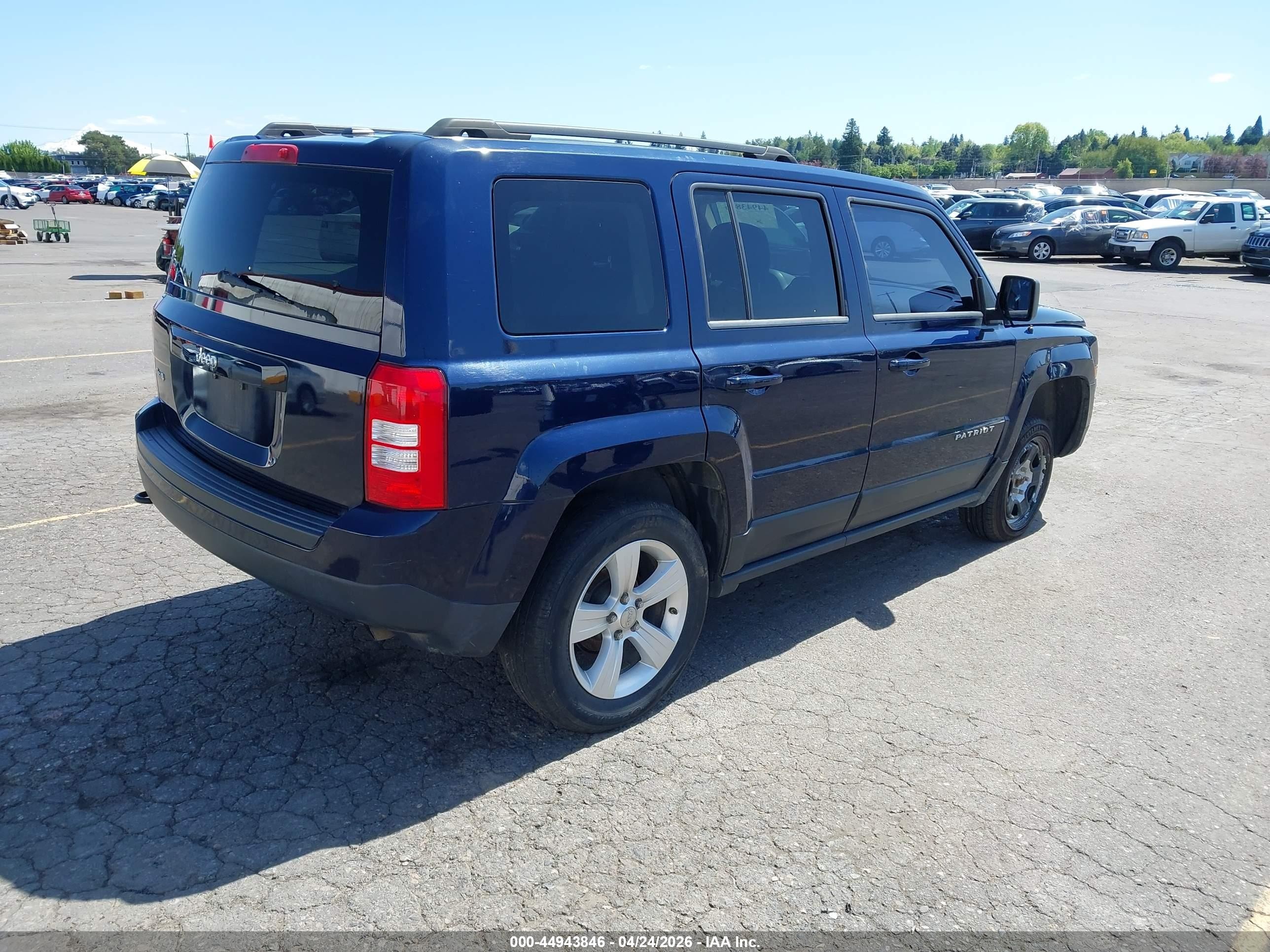 2012 Jeep Patriot Sport Blue vin: 1C4NJRBB7CD600176