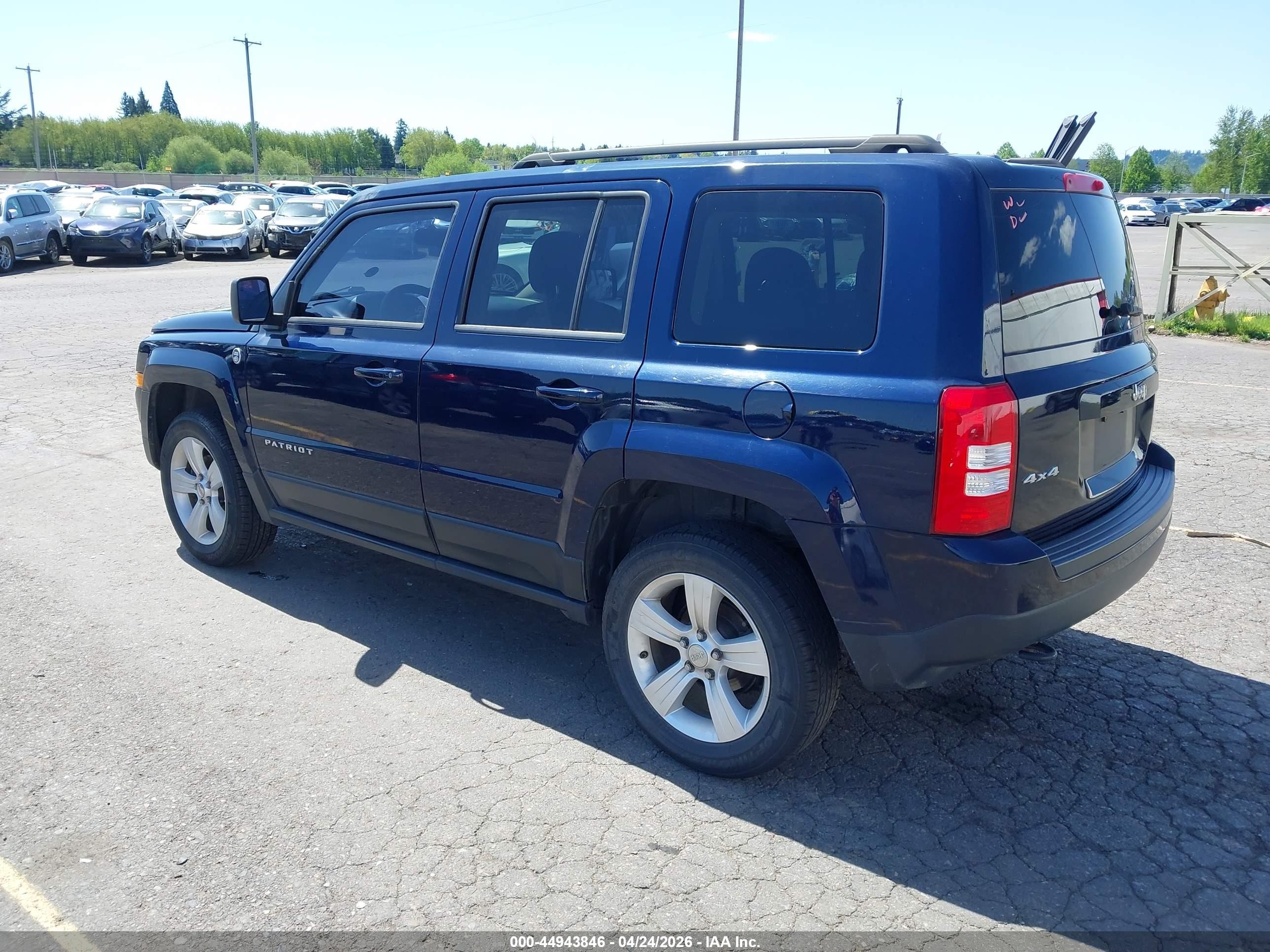 2012 Jeep Patriot Sport Blue vin: 1C4NJRBB7CD600176