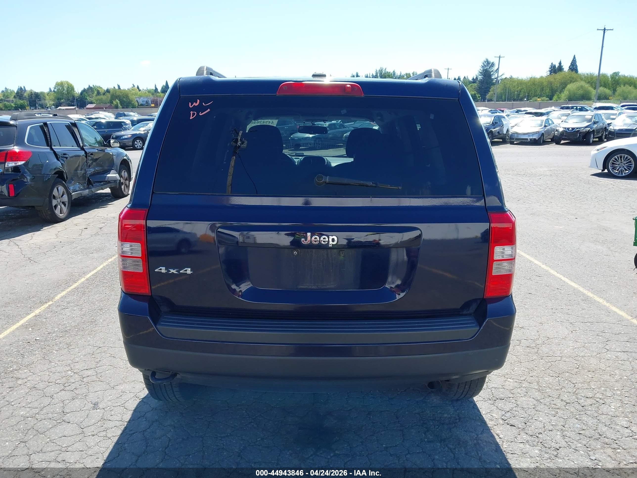 2012 Jeep Patriot Sport Blue vin: 1C4NJRBB7CD600176