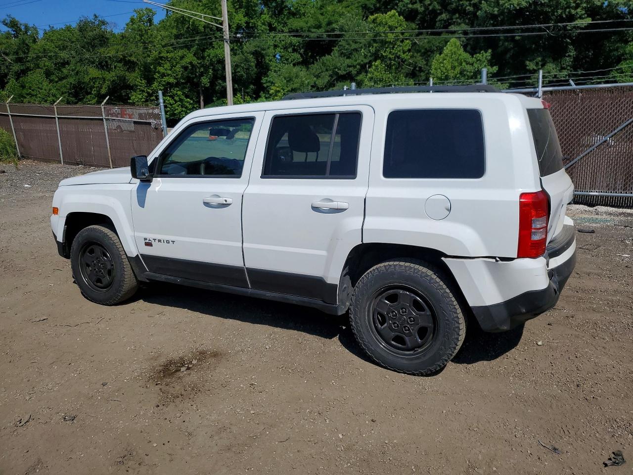 2013 Jeep Patriot Sport White vin: 1C4NJRBB7DD128935