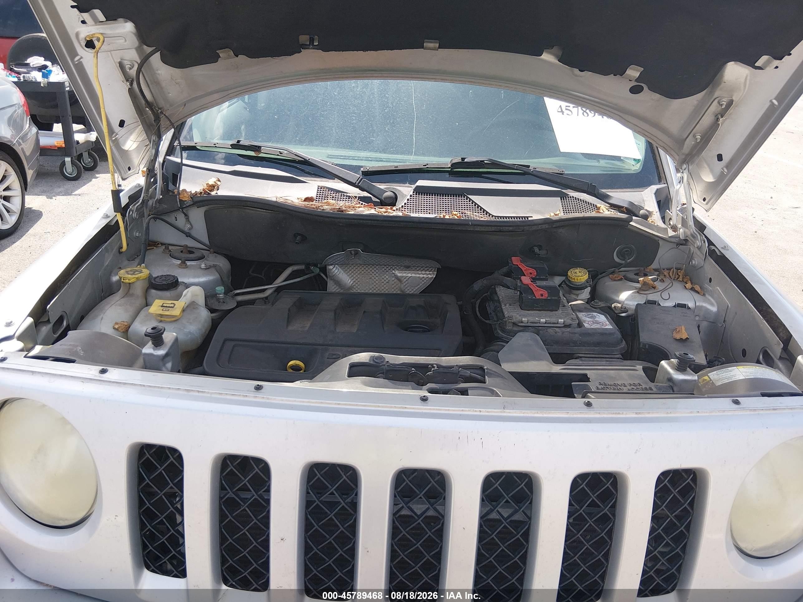 2013 Jeep Patriot Sport Silver vin: 1C4NJRBB7DD263090