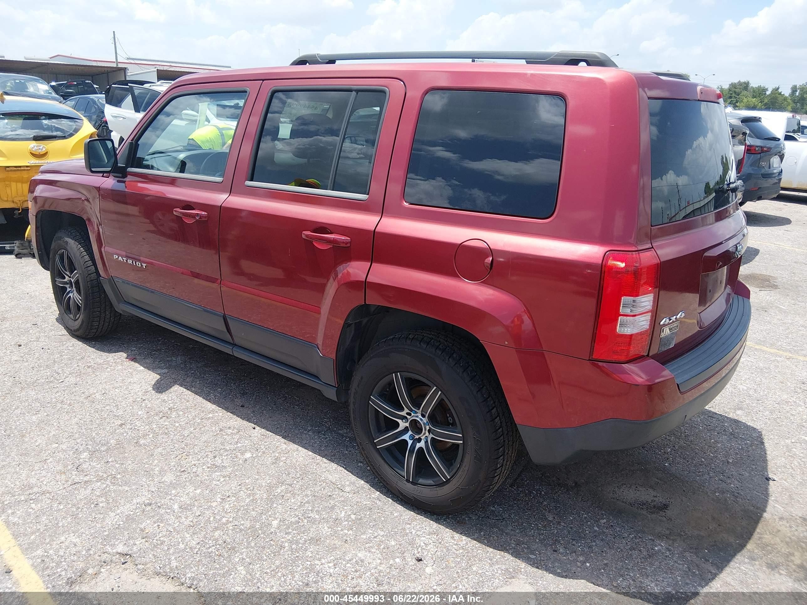 2013 Jeep Patriot Sport Red vin: 1C4NJRBB7DD271304