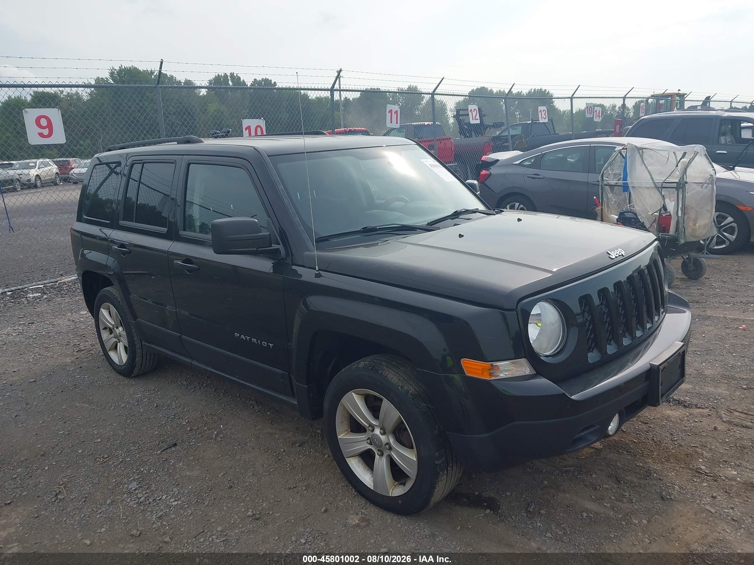 2013 Jeep Patriot Sport Черный vin: 1C4NJRBB7DD280889