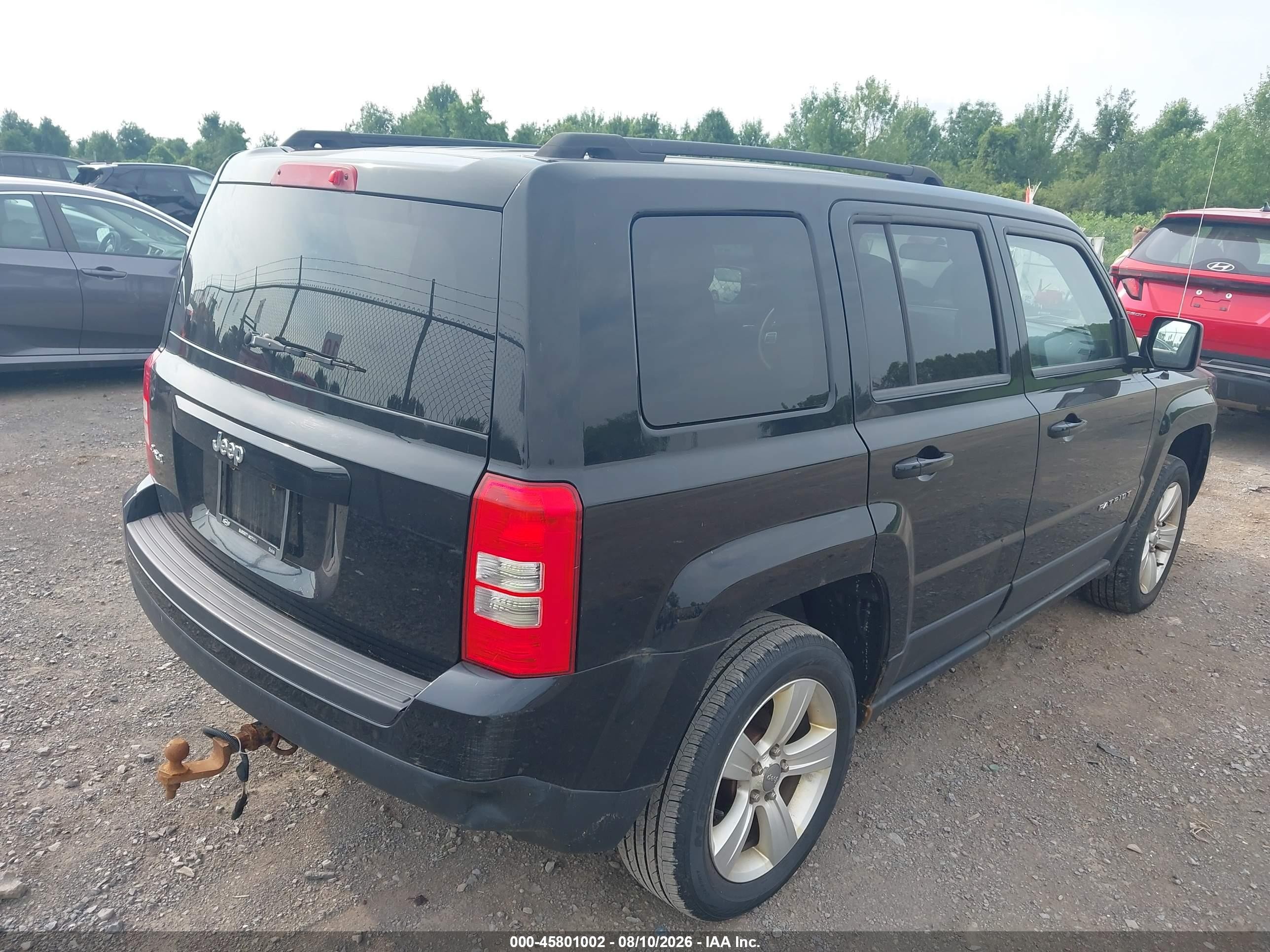 2013 Jeep Patriot Sport Черный vin: 1C4NJRBB7DD280889