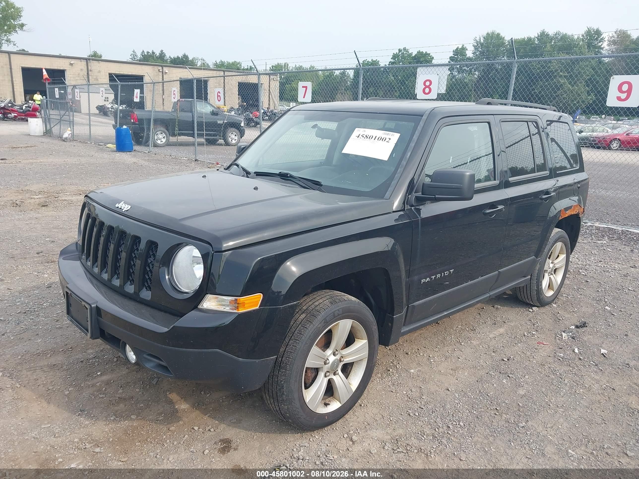 2013 Jeep Patriot Sport Черный vin: 1C4NJRBB7DD280889