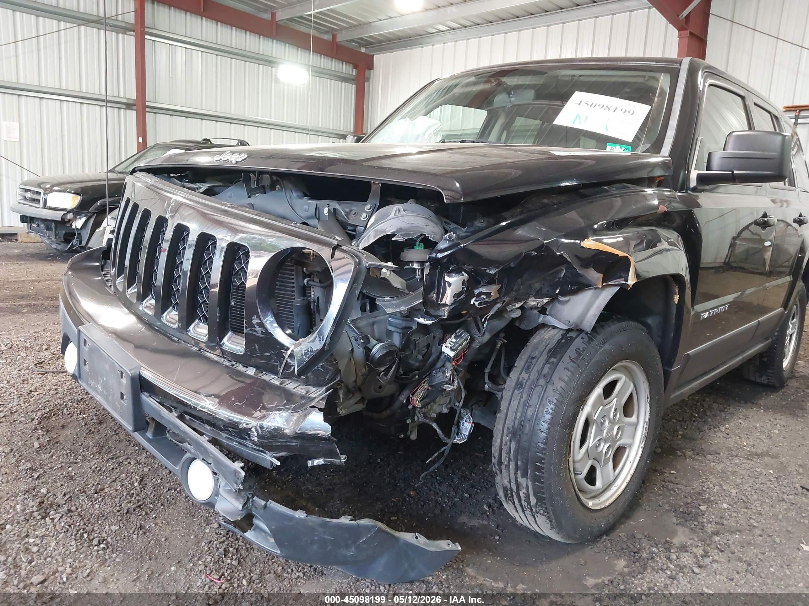 2014 Jeep Patriot Sport Черный vin: 1C4NJRBB7ED506656