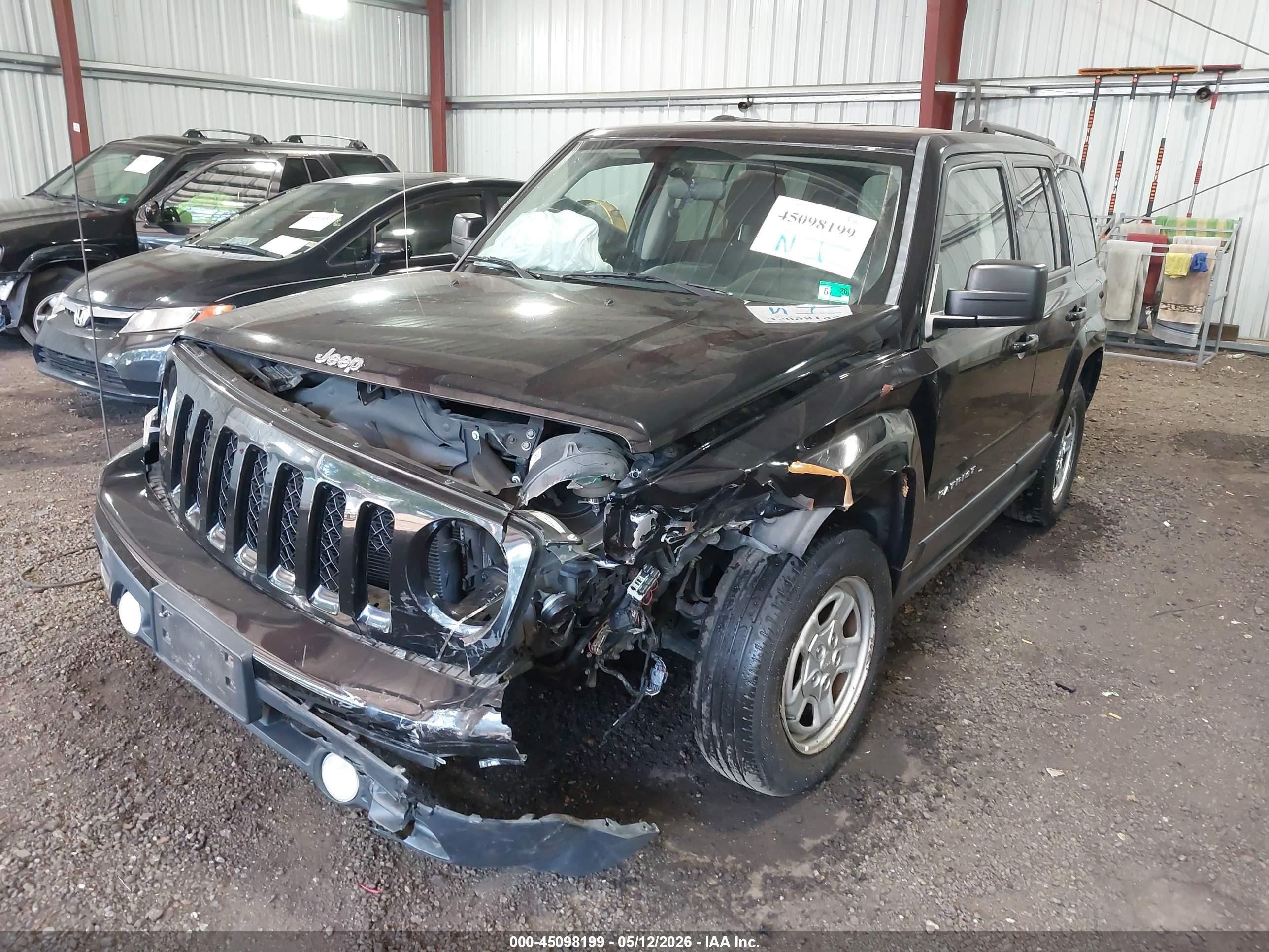 2014 Jeep Patriot Sport Черный vin: 1C4NJRBB7ED506656