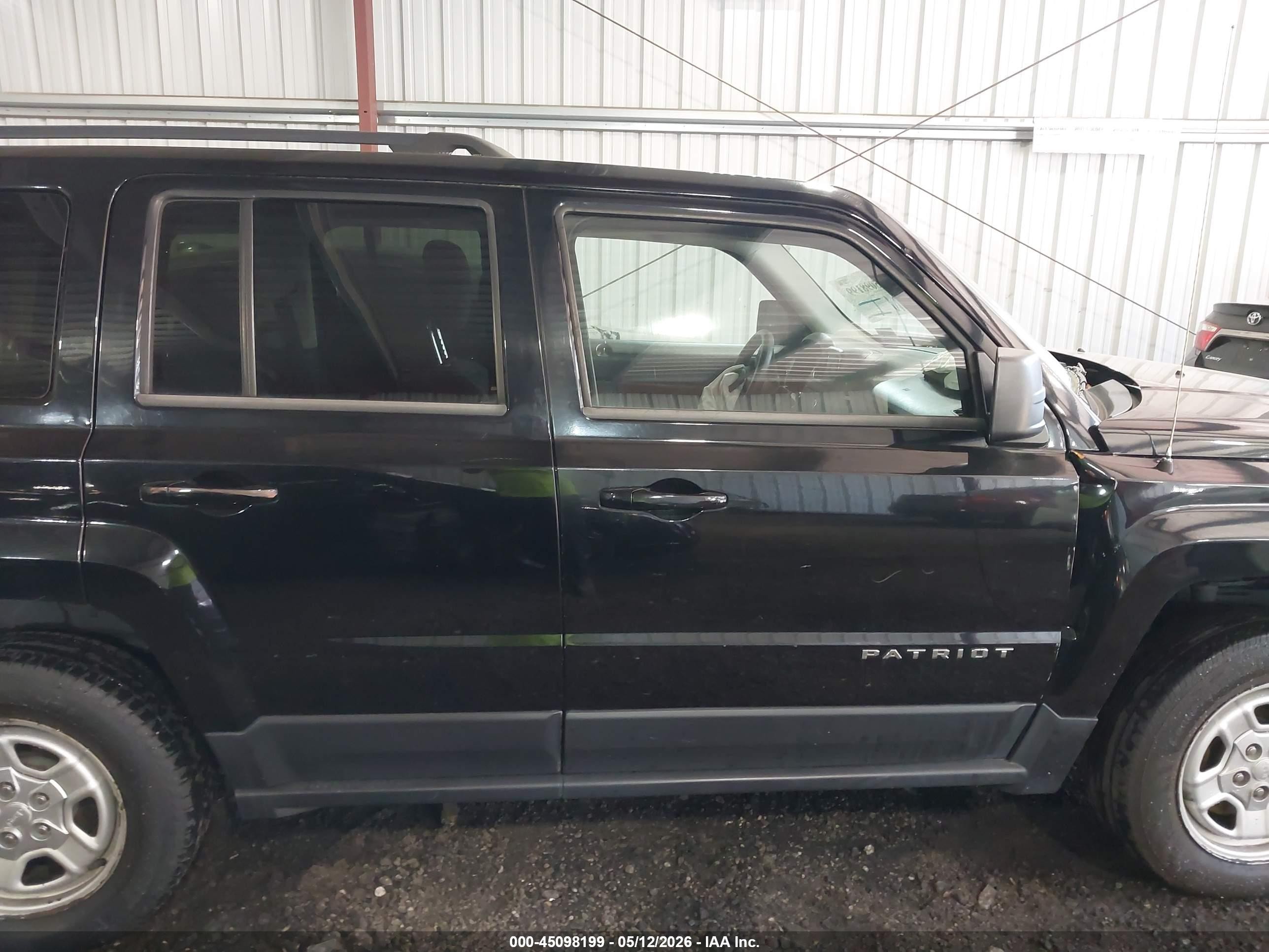 2014 Jeep Patriot Sport Черный vin: 1C4NJRBB7ED506656
