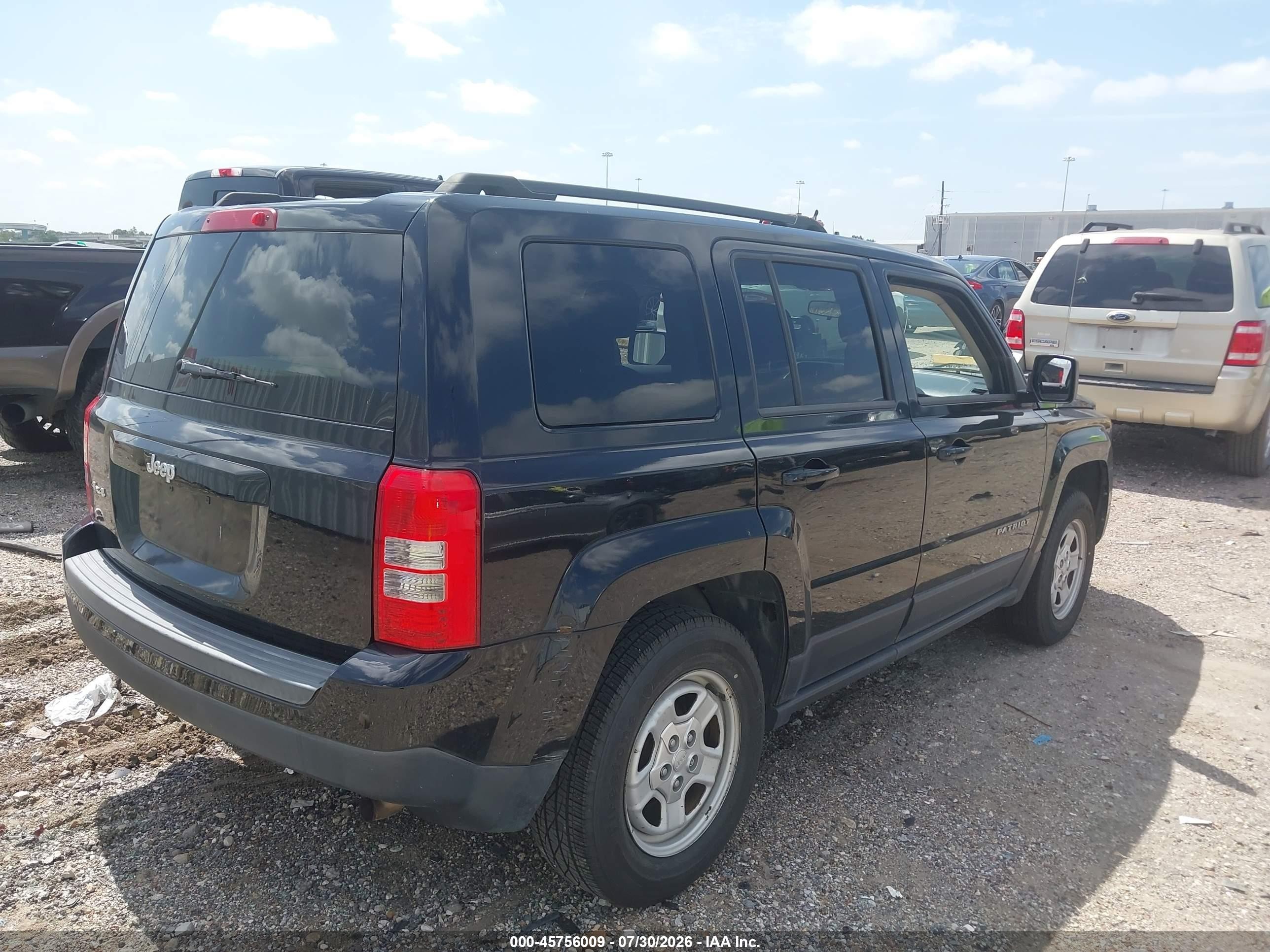 2014 Jeep Patriot Sport Black vin: 1C4NJRBB7ED778754