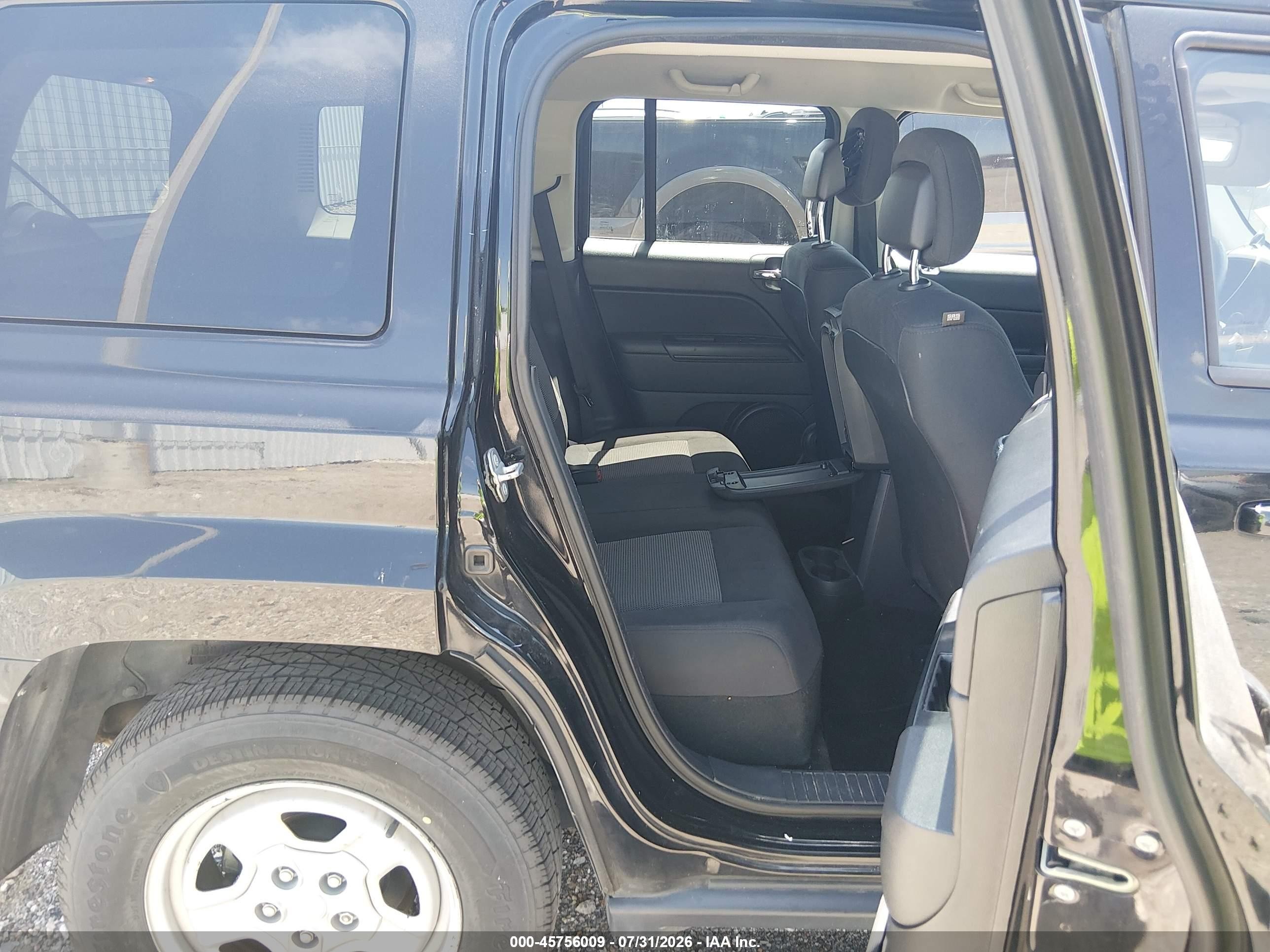 2014 Jeep Patriot Sport Black vin: 1C4NJRBB7ED778754