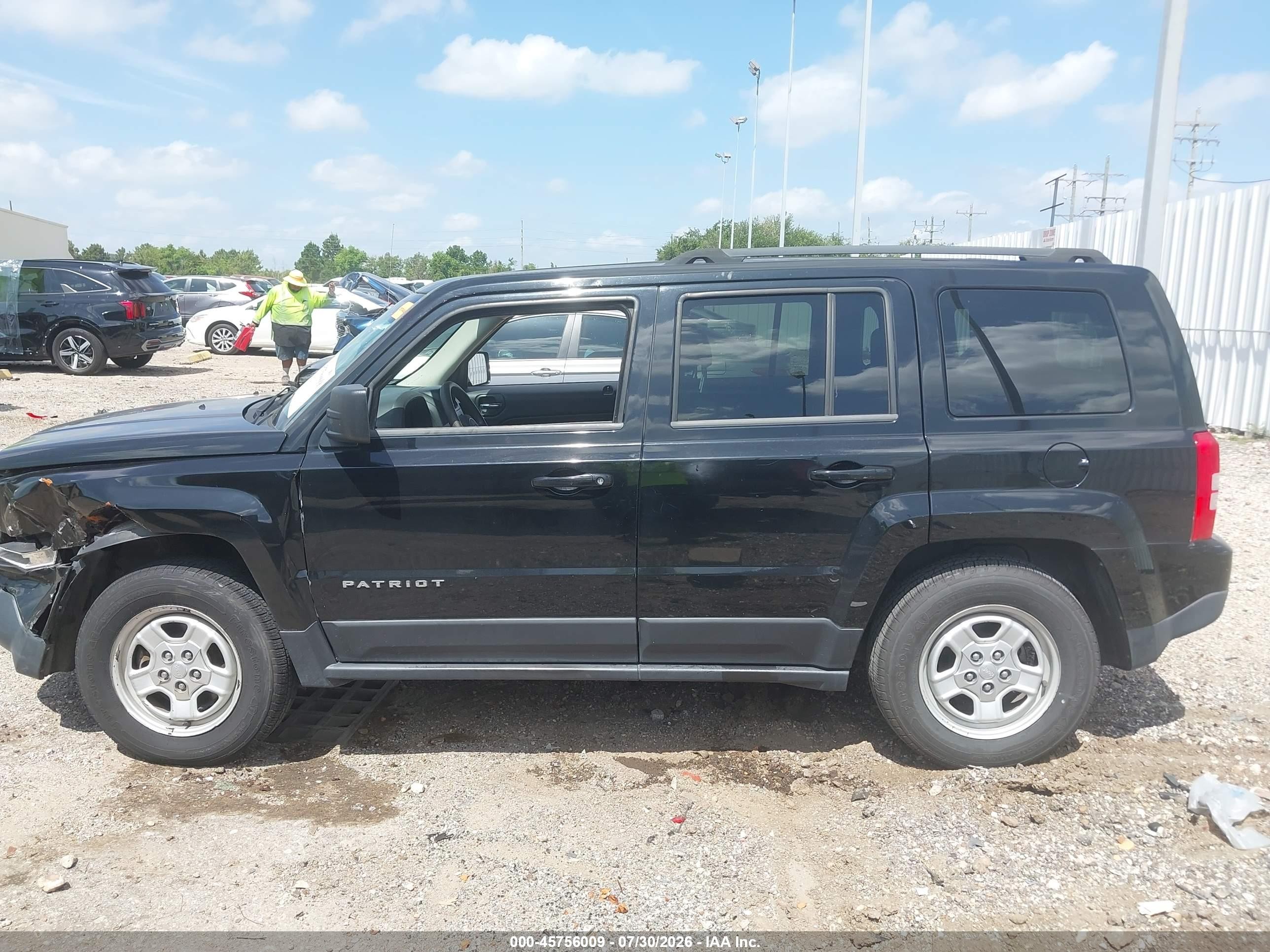 2014 Jeep Patriot Sport Black vin: 1C4NJRBB7ED778754