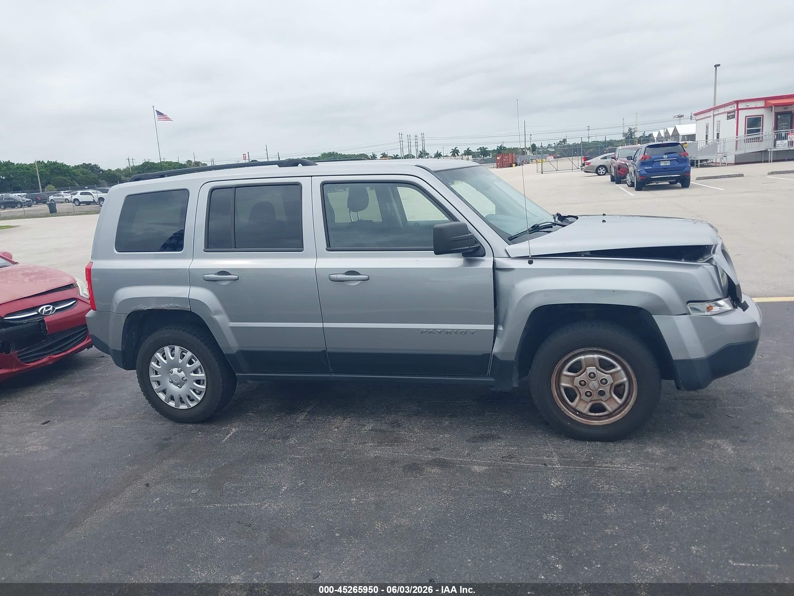 2015 Jeep Patriot Sport Gray vin: 1C4NJRBB7FD197904