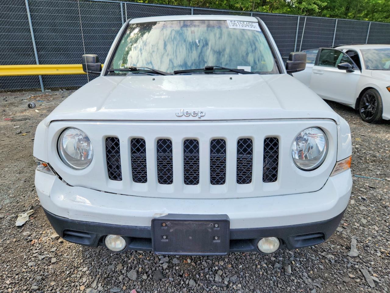2015 Jeep Patriot Sport White vin: 1C4NJRBB7FD218587