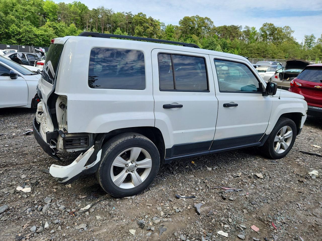 2015 Jeep Patriot Sport White vin: 1C4NJRBB7FD218587
