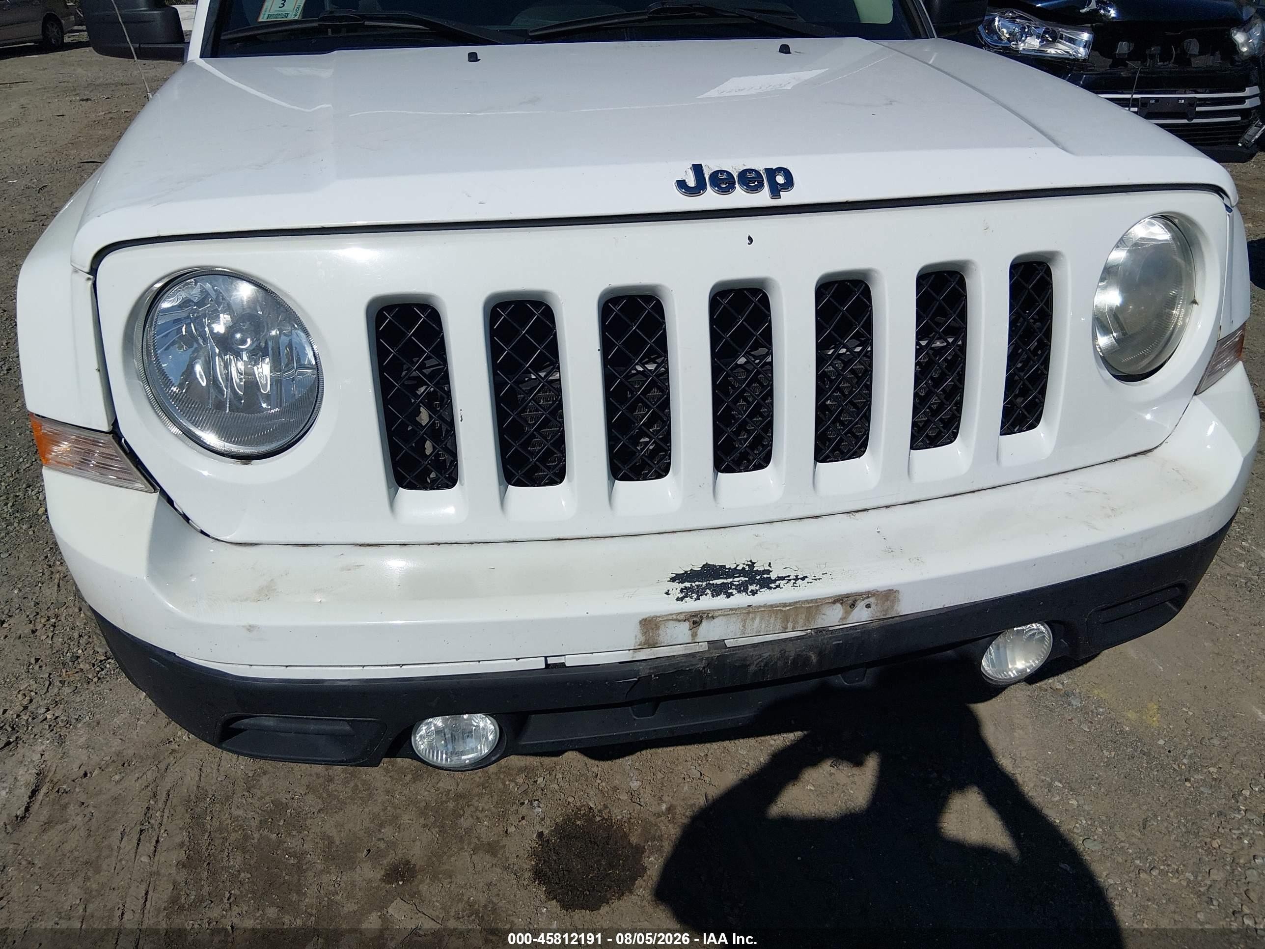 2015 Jeep Patriot Sport White vin: 1C4NJRBB7FD225832