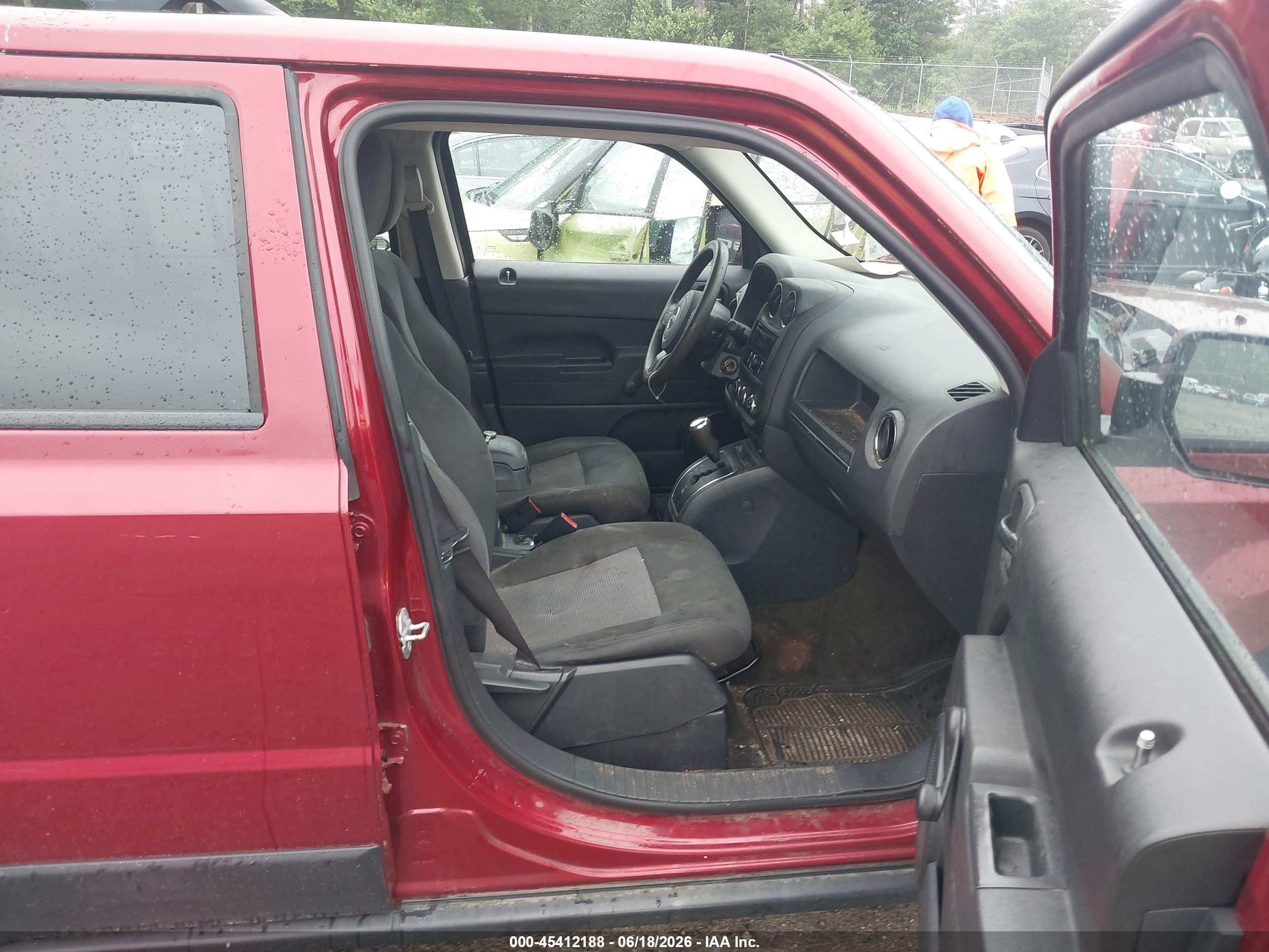 2015 Jeep Patriot Sport Red vin: 1C4NJRBB7FD366075