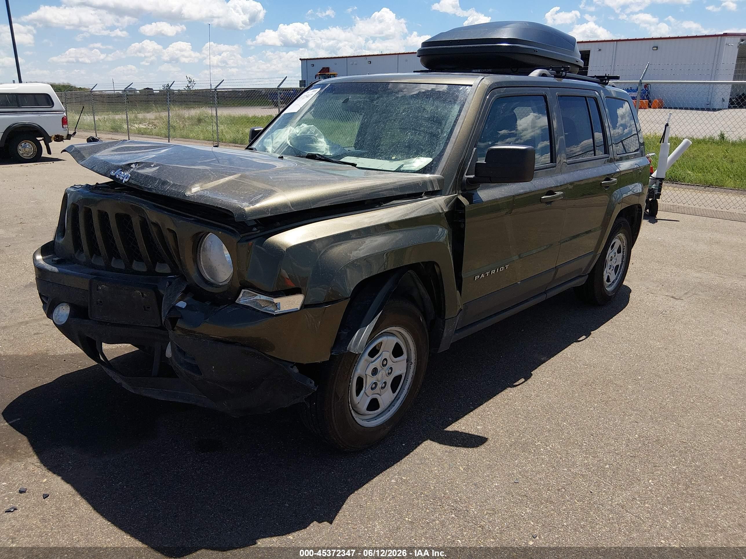 2015 Jeep Patriot Sport Green vin: 1C4NJRBB7FD379344