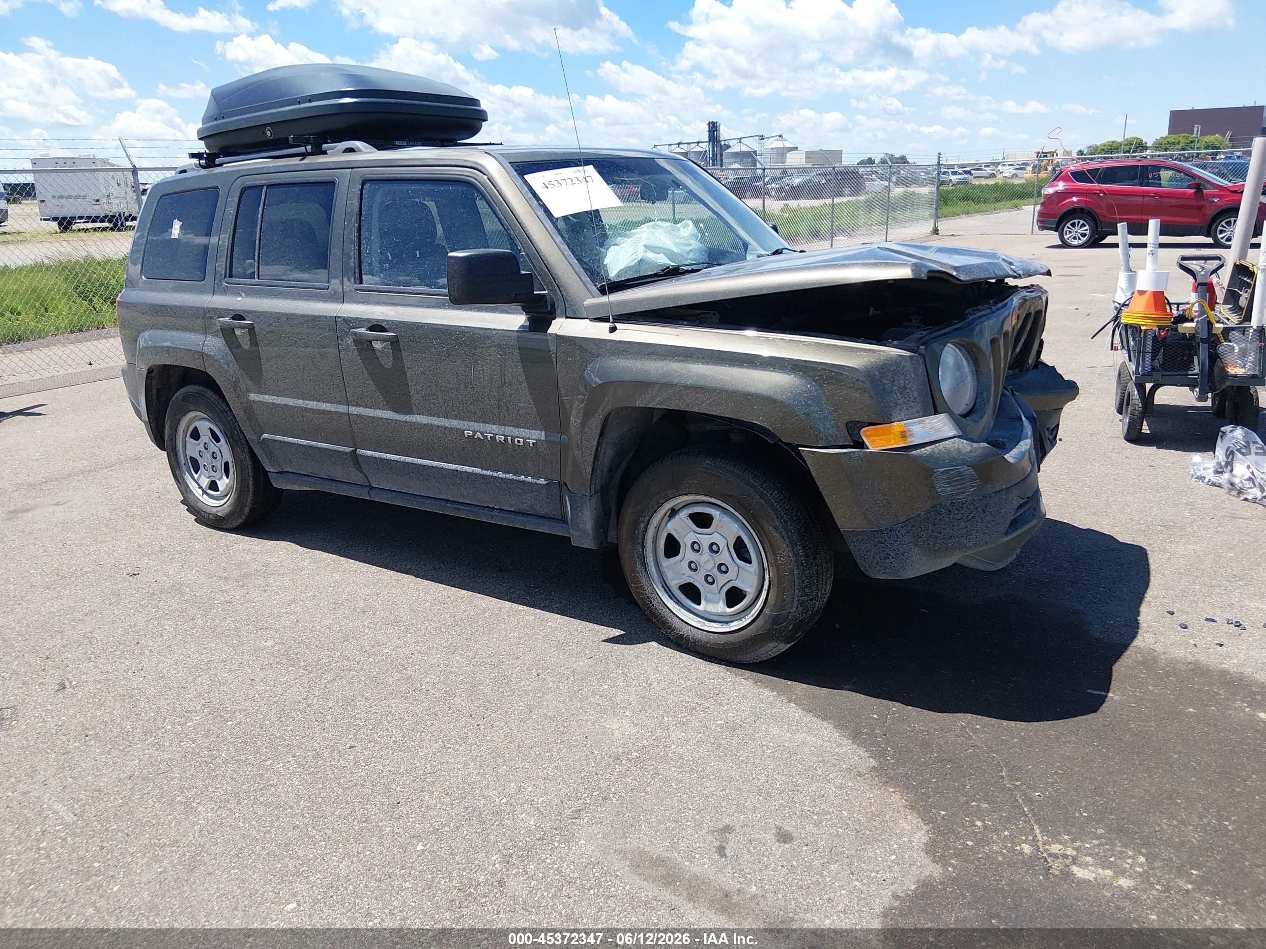 2015 Jeep Patriot Sport Green vin: 1C4NJRBB7FD379344